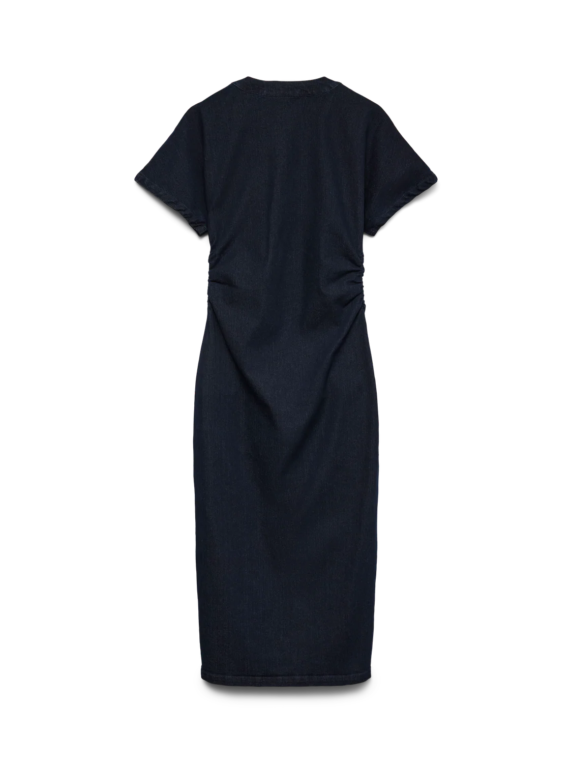 VMSANNI Long Dress - Dark Blue Denim - Image 9