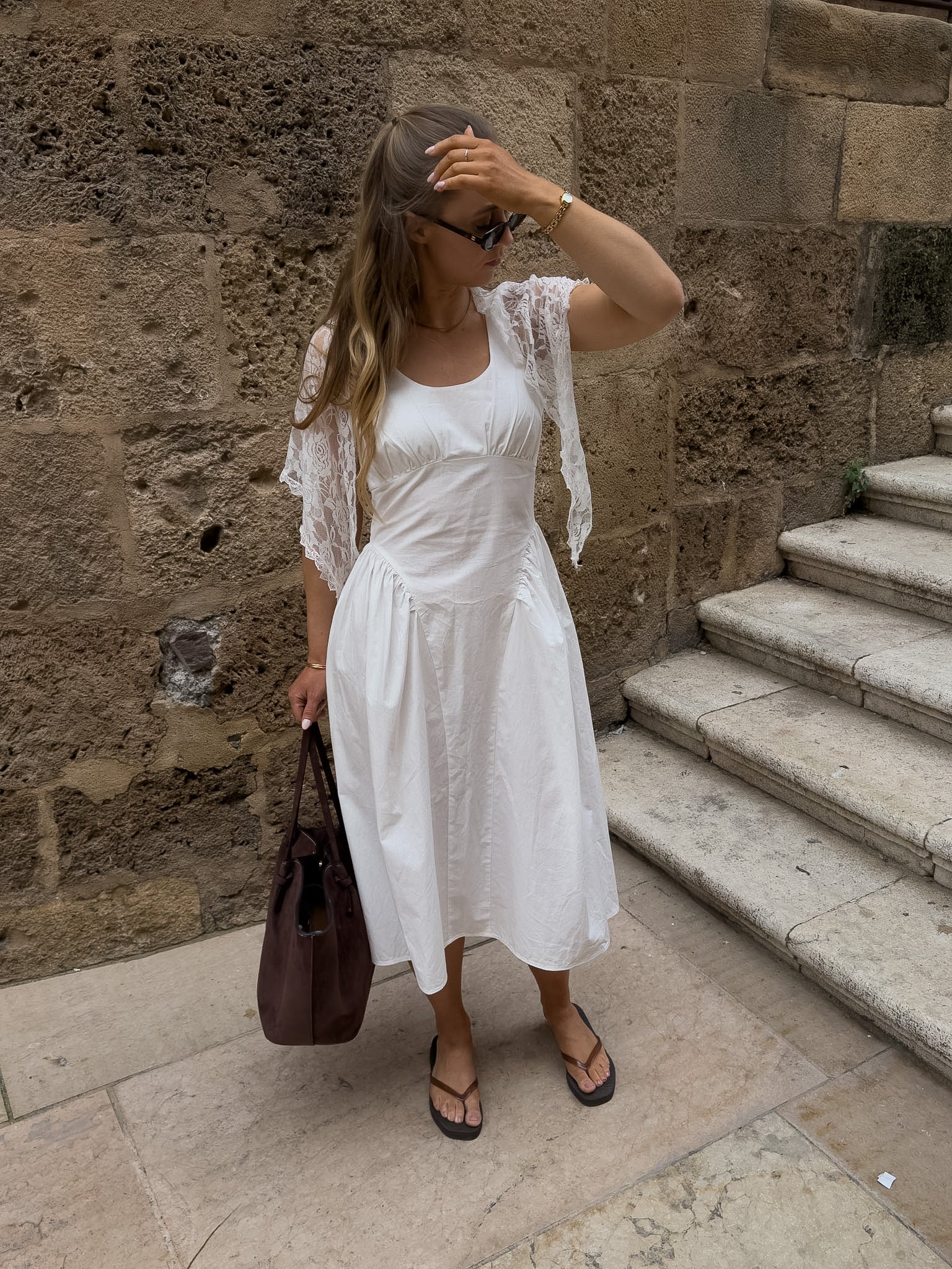 NMASTA Midi Dress - Cloud Dancer - Image 9