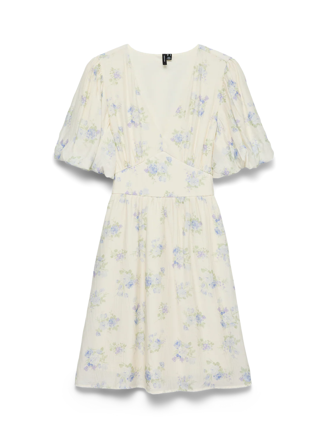 VMBELLA Short Dress - Blue Bella Flower - Image 4