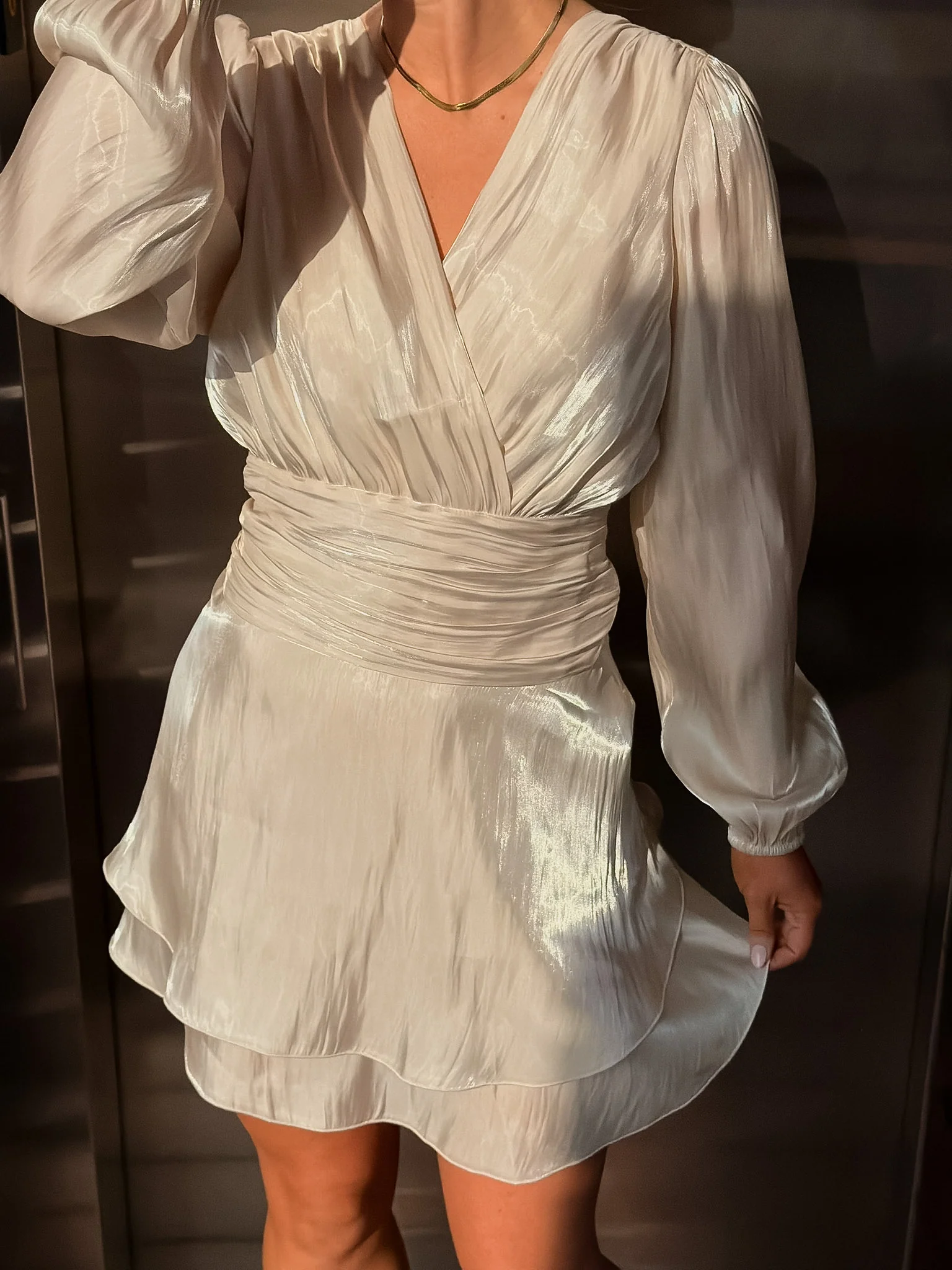 VMPOLLY Short Dress - Birch - Image 3