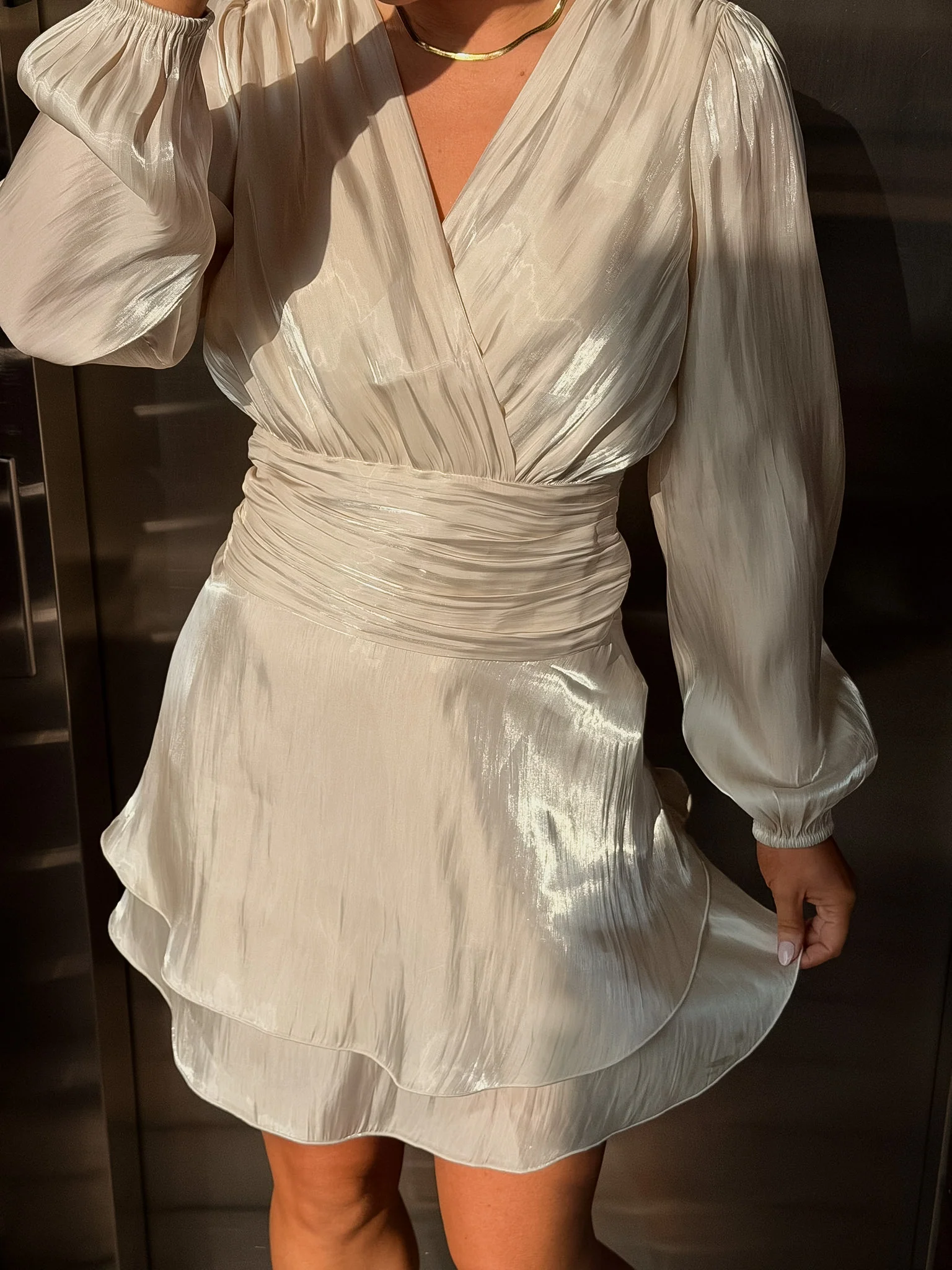 VMPOLLY Short Dress - Birch - Image 4