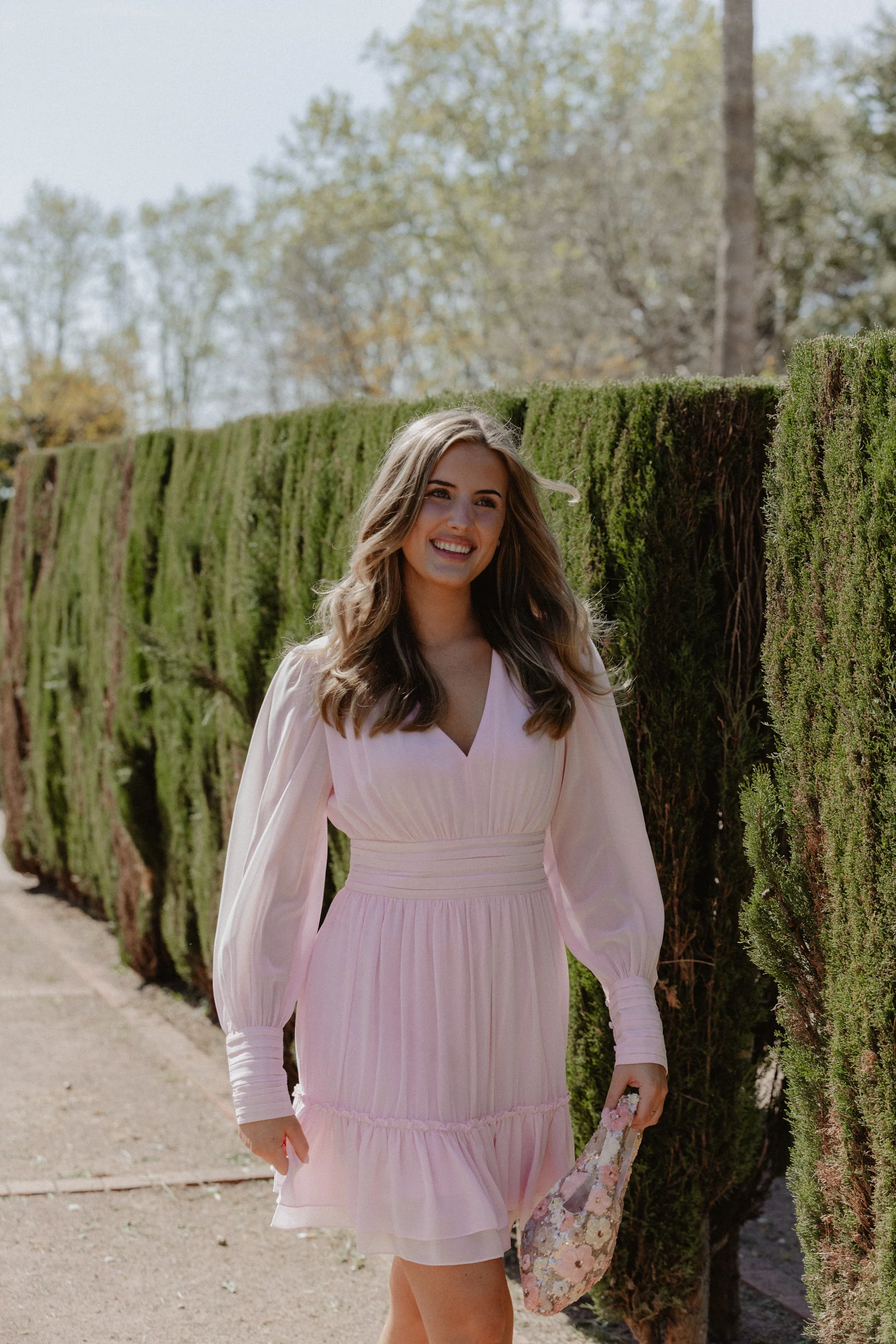 AWBIRDIA Short Dress - Cherry Blossom - Image 3