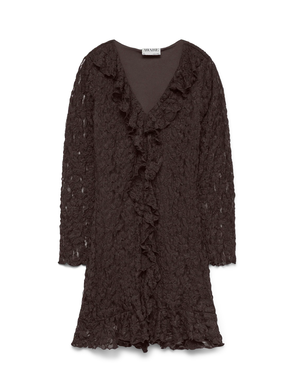 AWKIENNA Short Dress - Chocolate Torte - Image 7