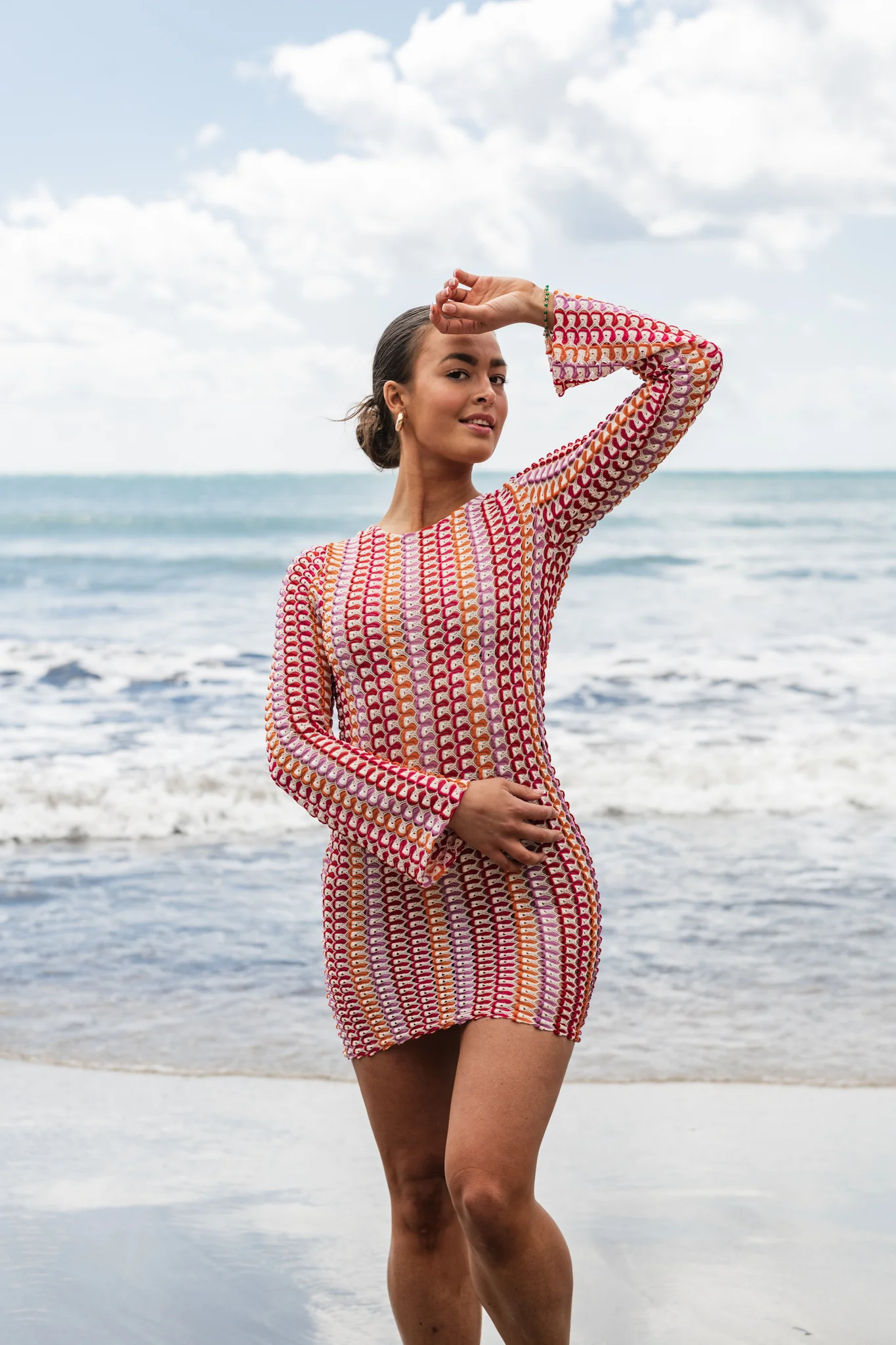 VMTINA Short Dress - Cloud Dancer - Image 3
