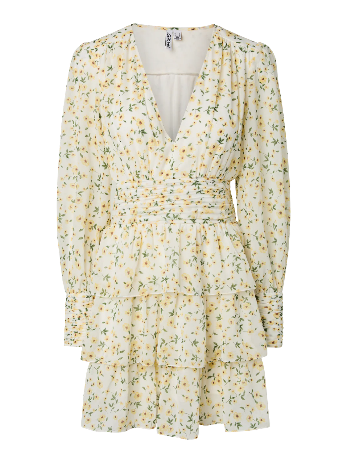 PCMONIKA Short Dress - Cloud Dancer - Image 5