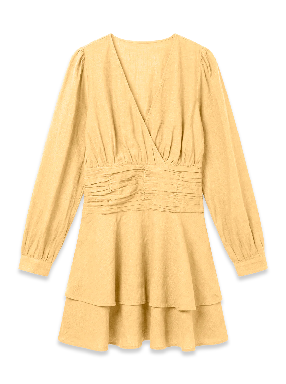 VMMIE Short Dress - Golden Haze