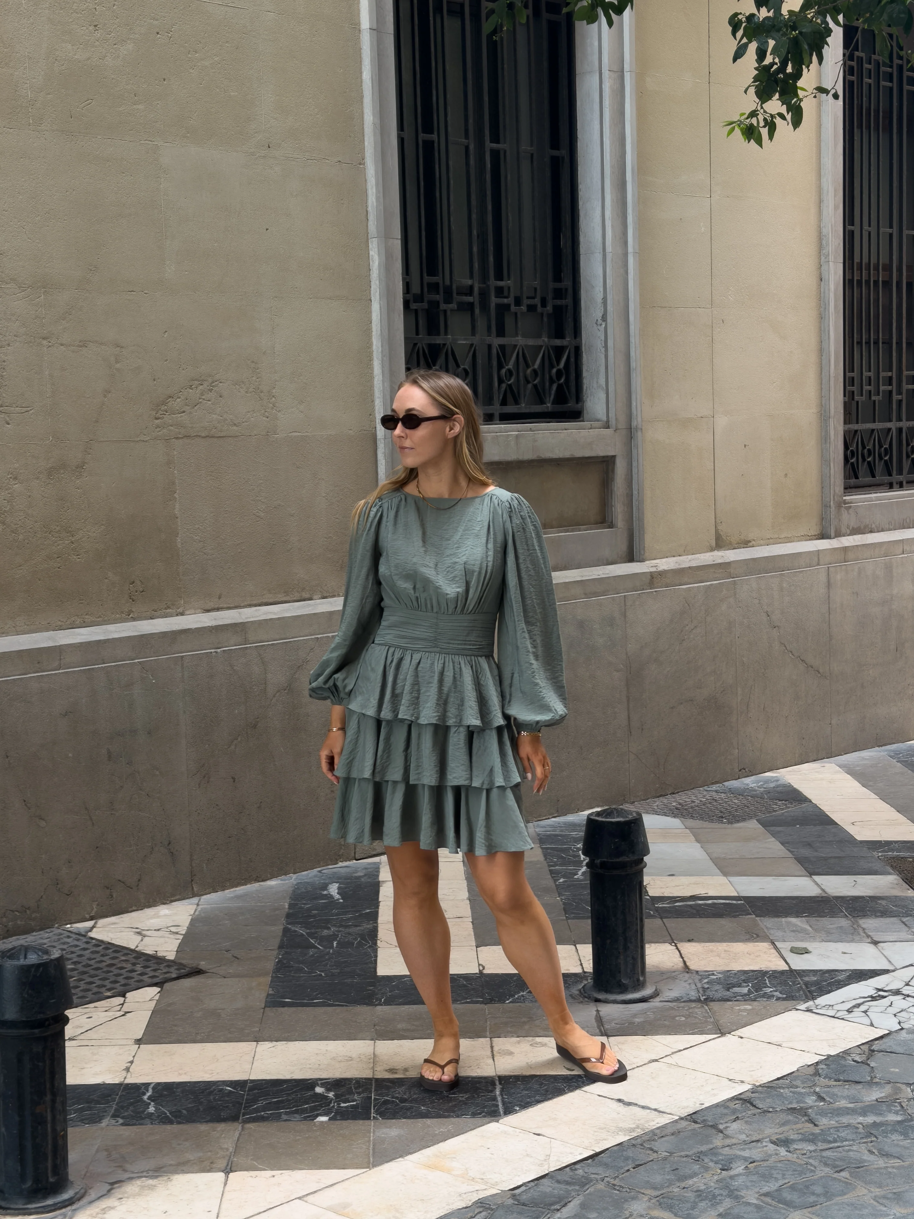 VMLISE Short Dress - Laurel Wreath - Image 5