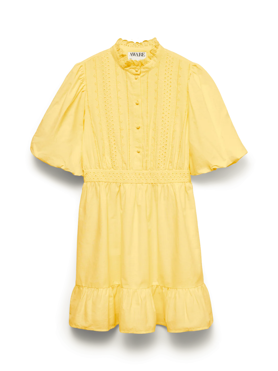 AWCLOVER Short Dress - Pale Banana - Image 4