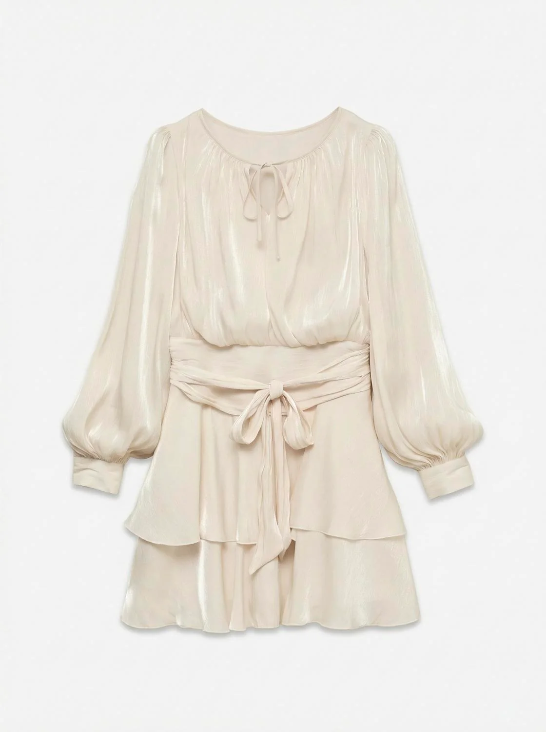VMELISA Short Dress - White Swan - Image 7