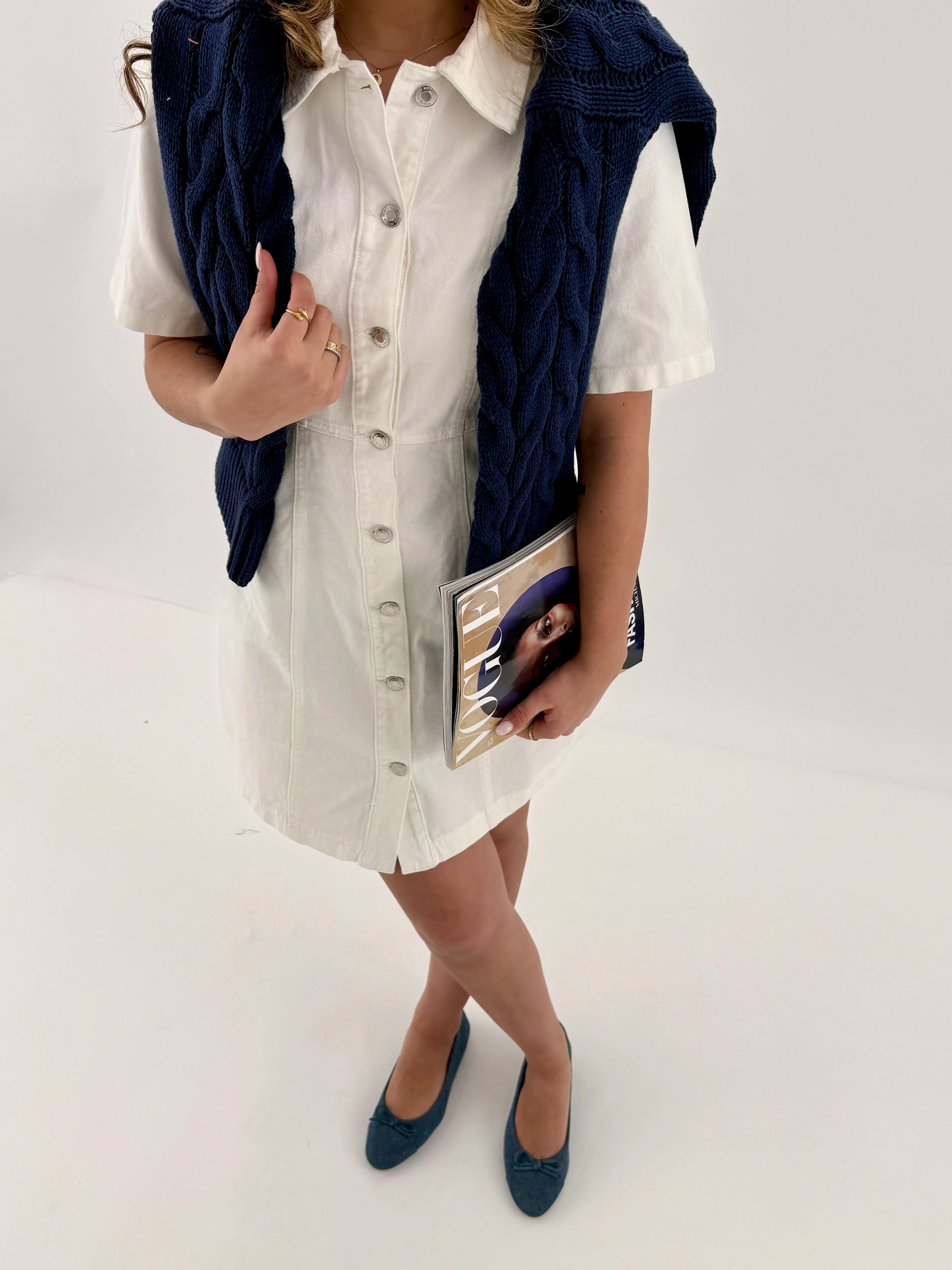 VMDAISY Short Dress - Cloud Dancer - Image 5