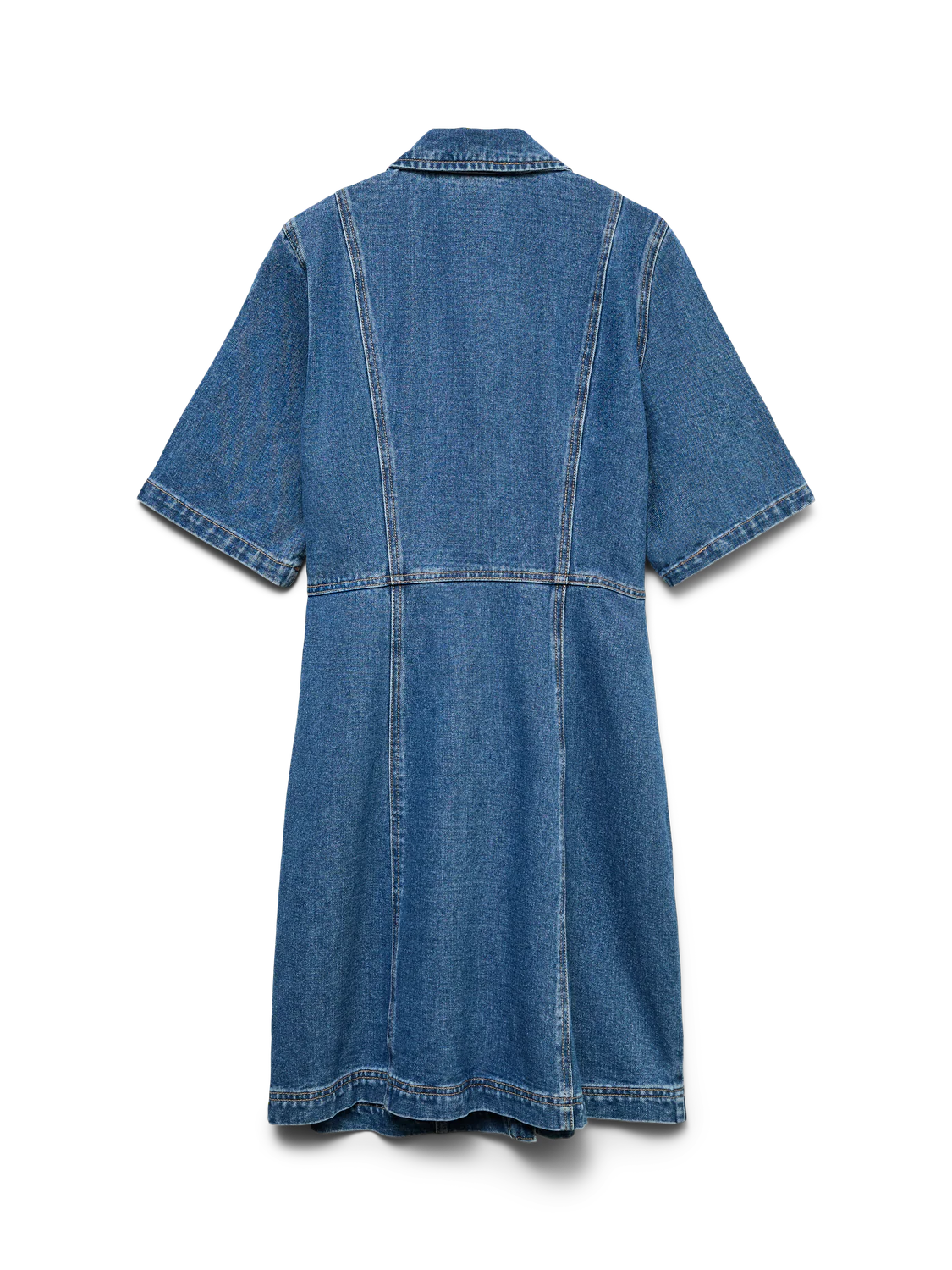 VMDAISY Short Dress - Medium Blue Denim - Image 5