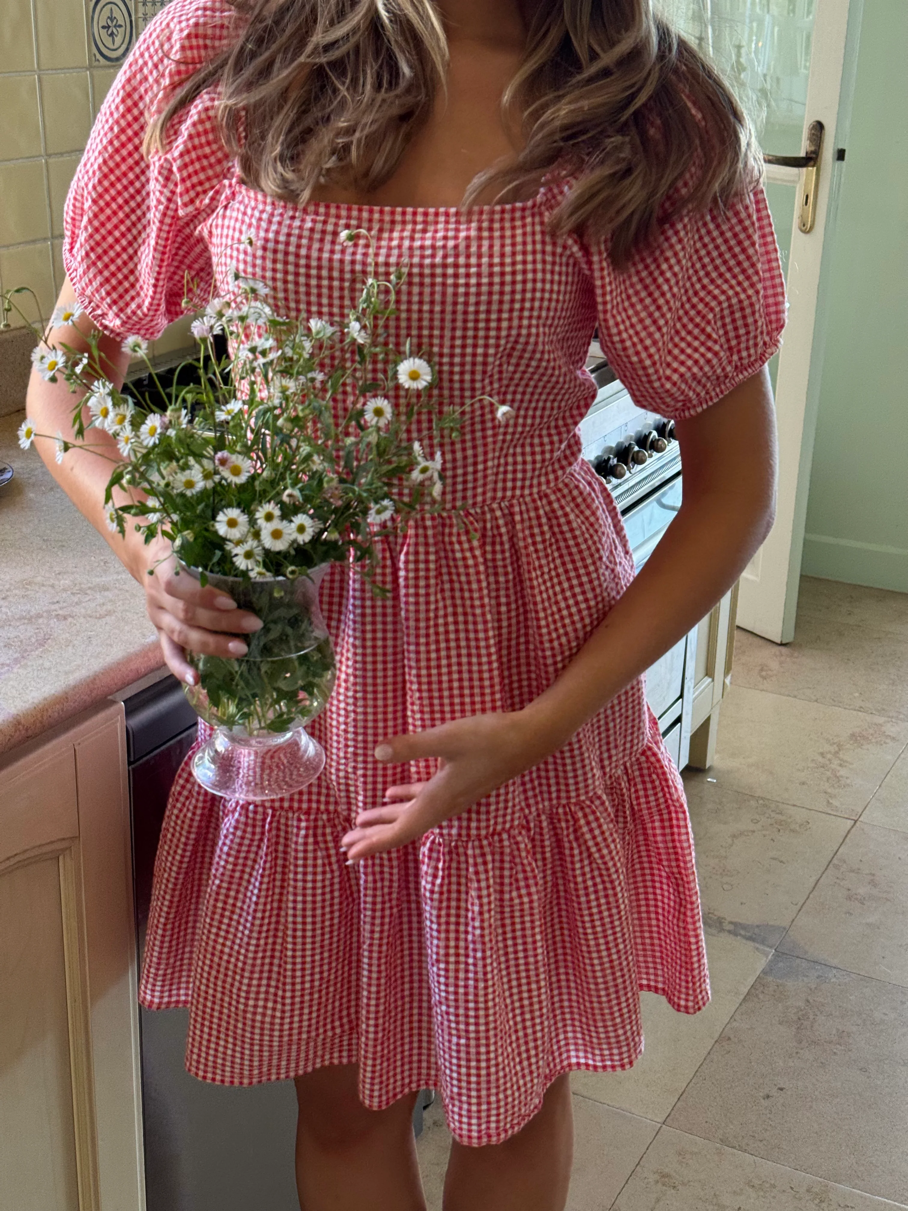 NMELIZA Short Dress - Tomato - Image 6