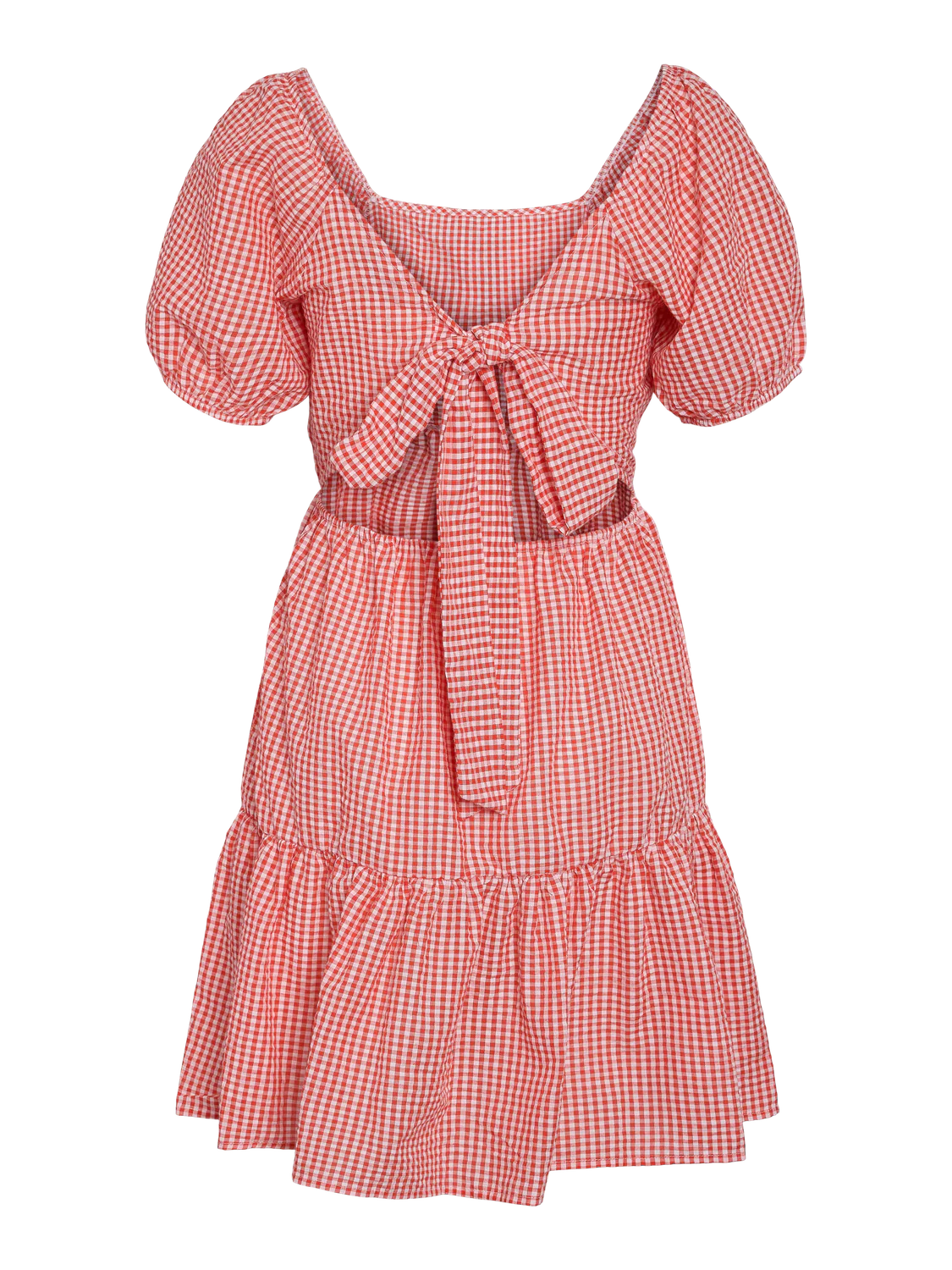 NMELIZA Short Dress - Tomato - Image 9