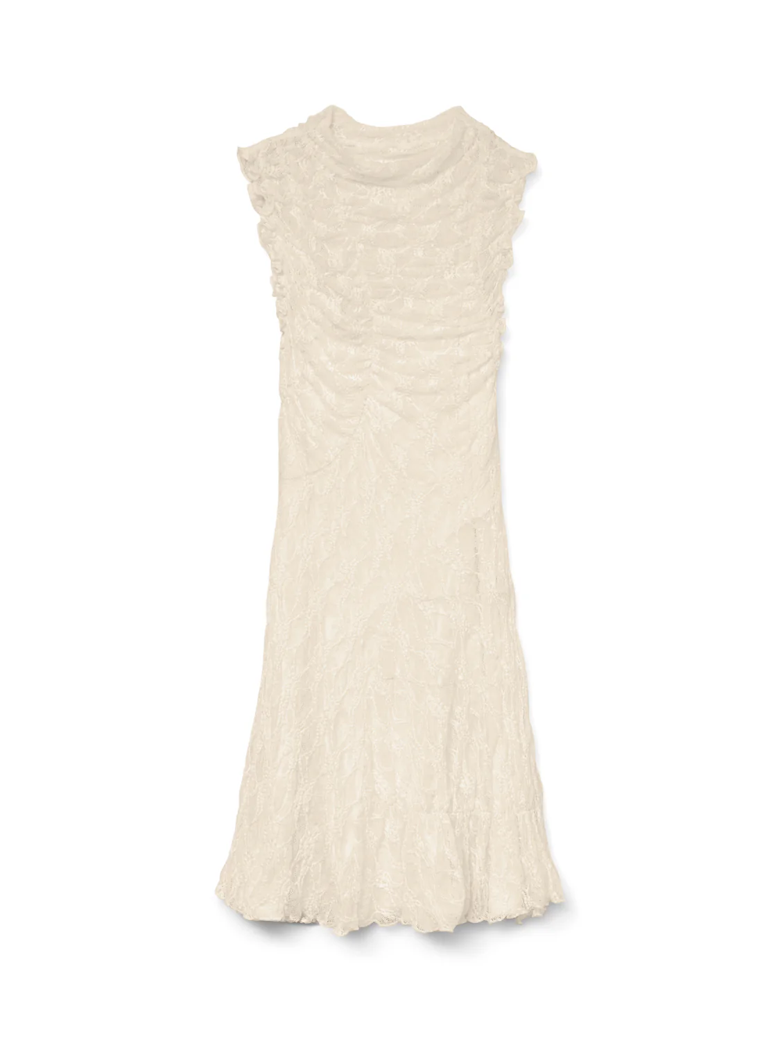 VMLISA Short Dress - Antique White - Image 4