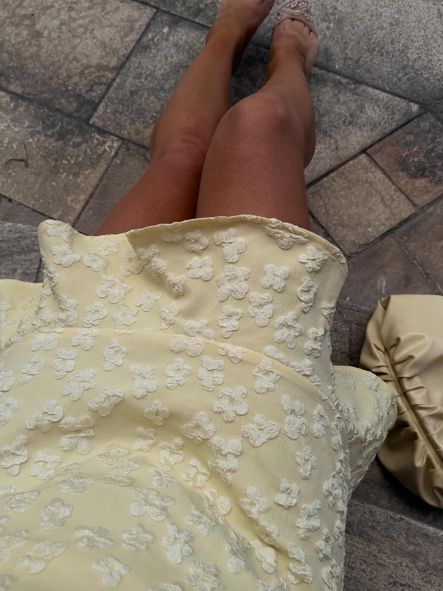 VMFIA Short Dress - Pastel Yellow - Image 4