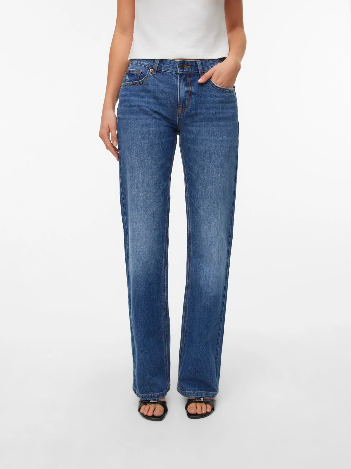 VMASTA Jeans - Dark Blue Denim - Image 4