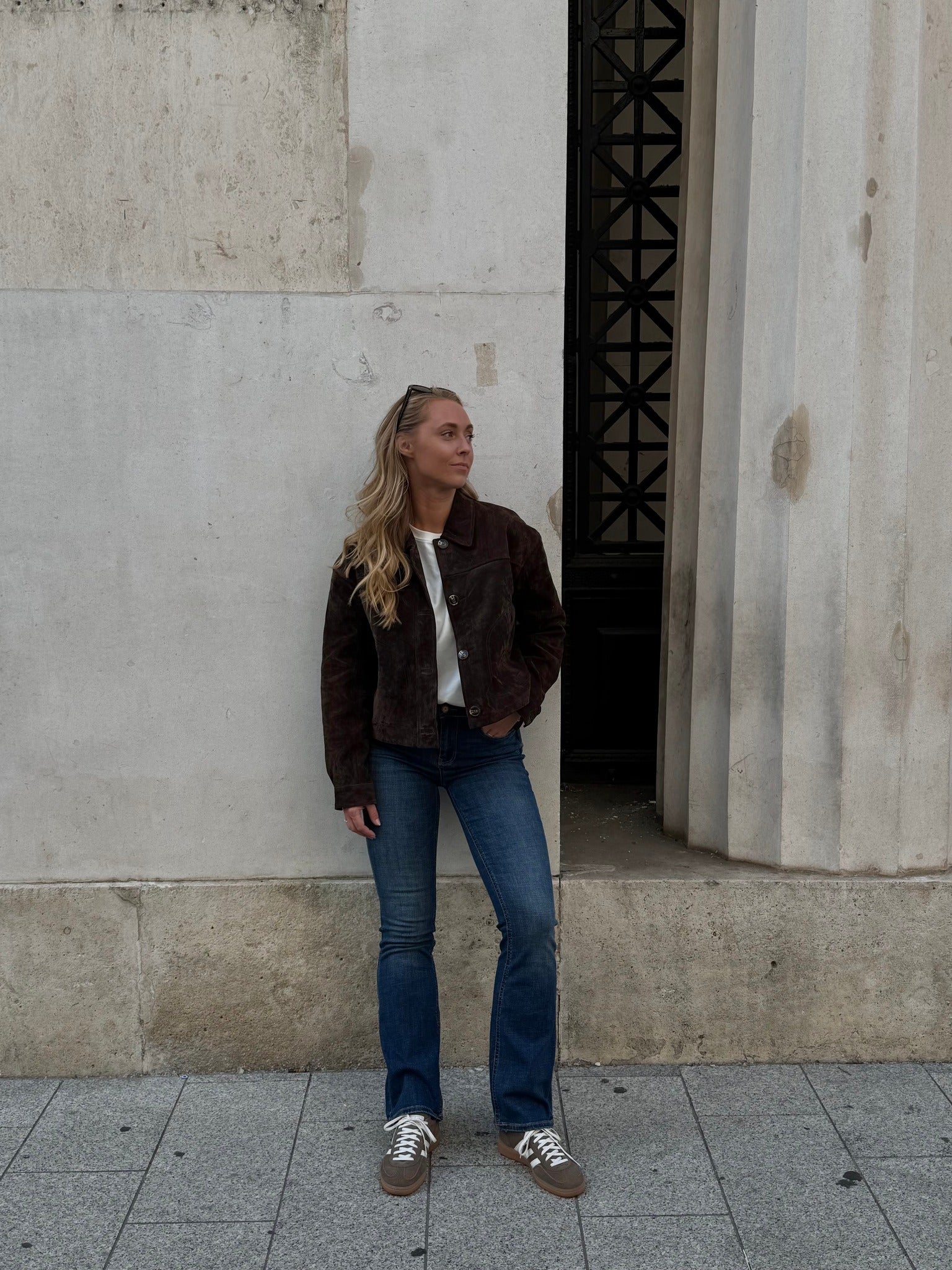 VMFLASH Flared Jeans - Dark Blue Denim - Image 5