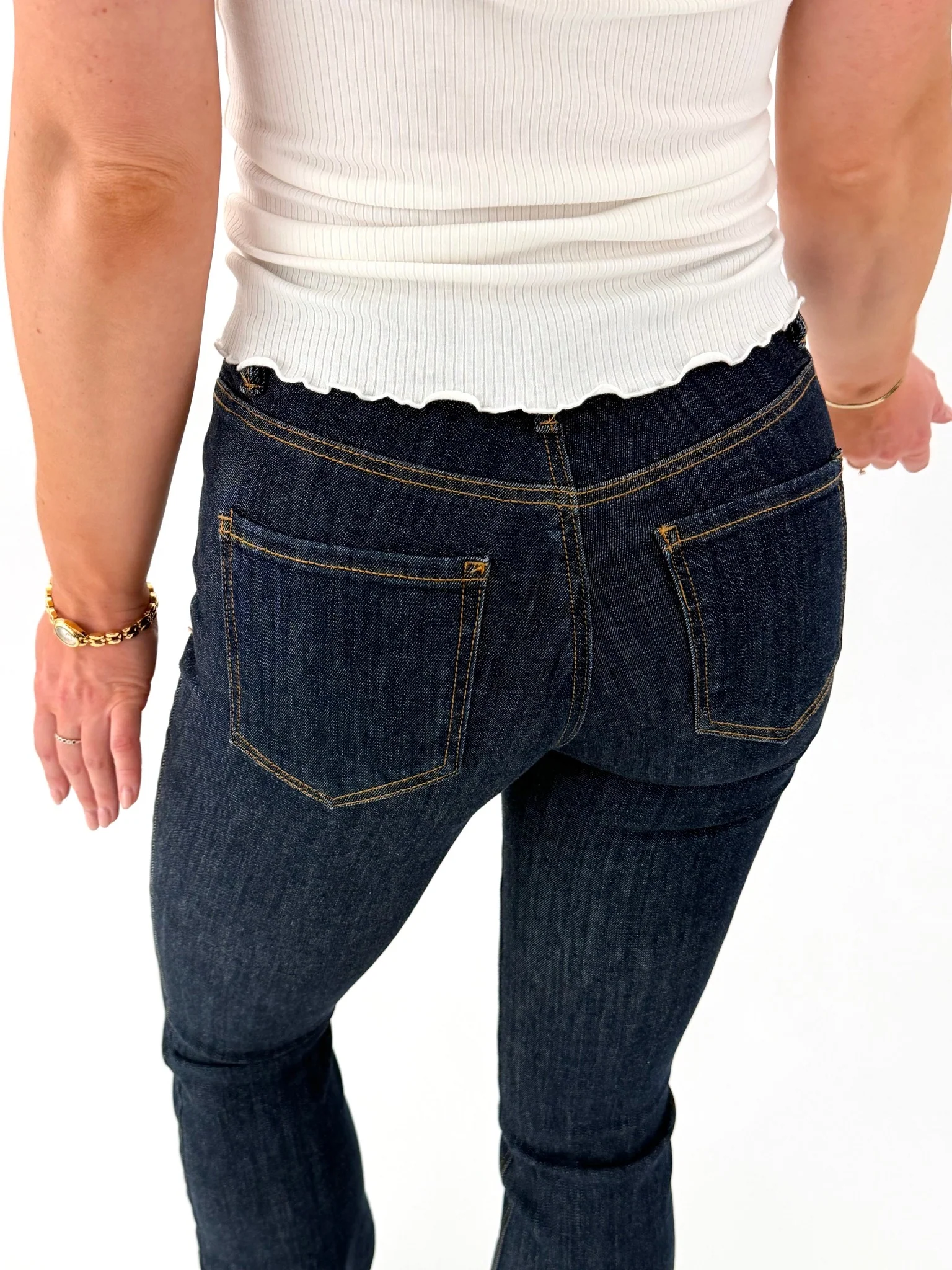 VMFLASH Jeans - Dark Blue Rinse Denim - Image 3