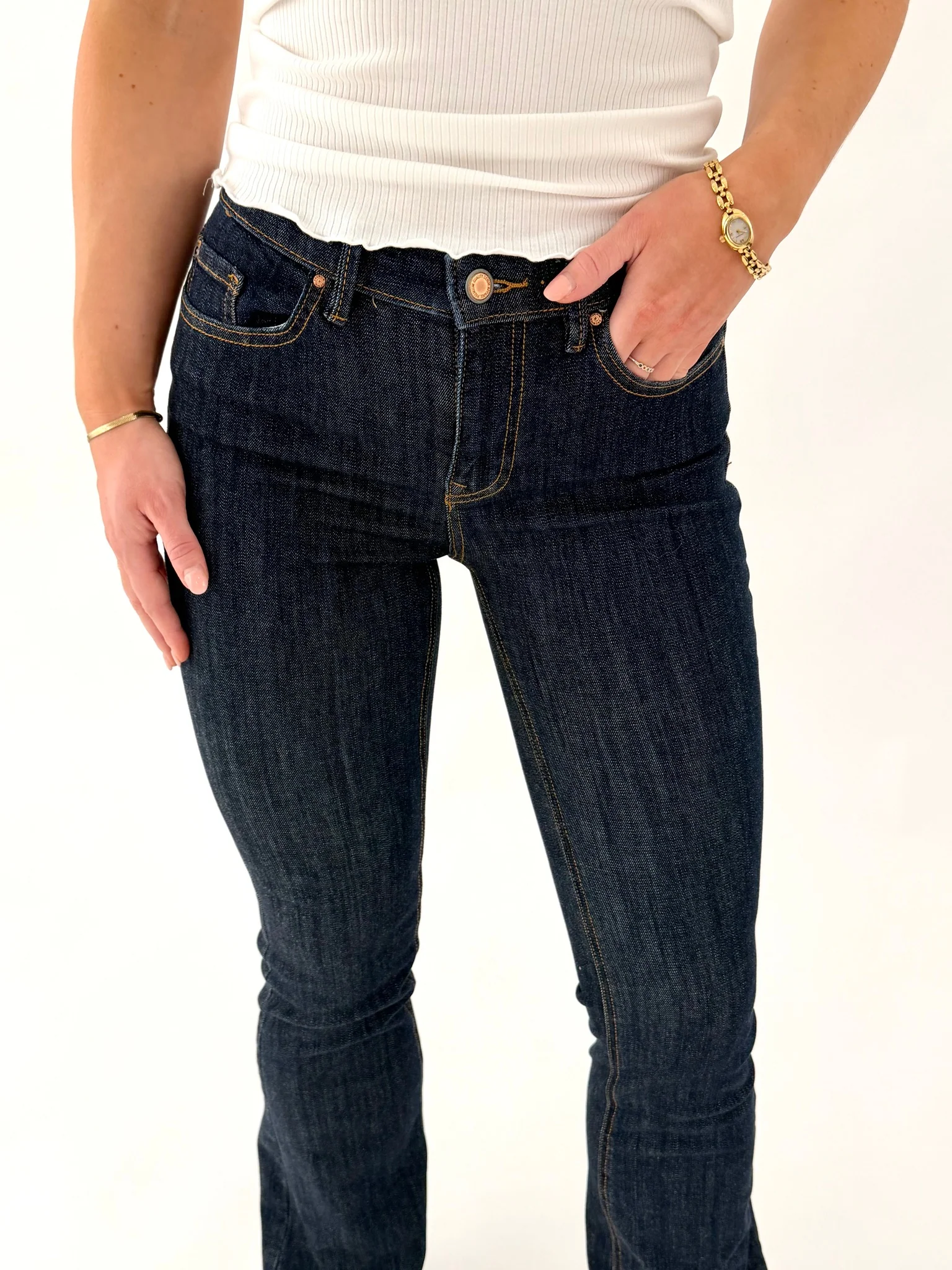 VMFLASH Jeans - Dark Blue Rinse Denim - Image 4
