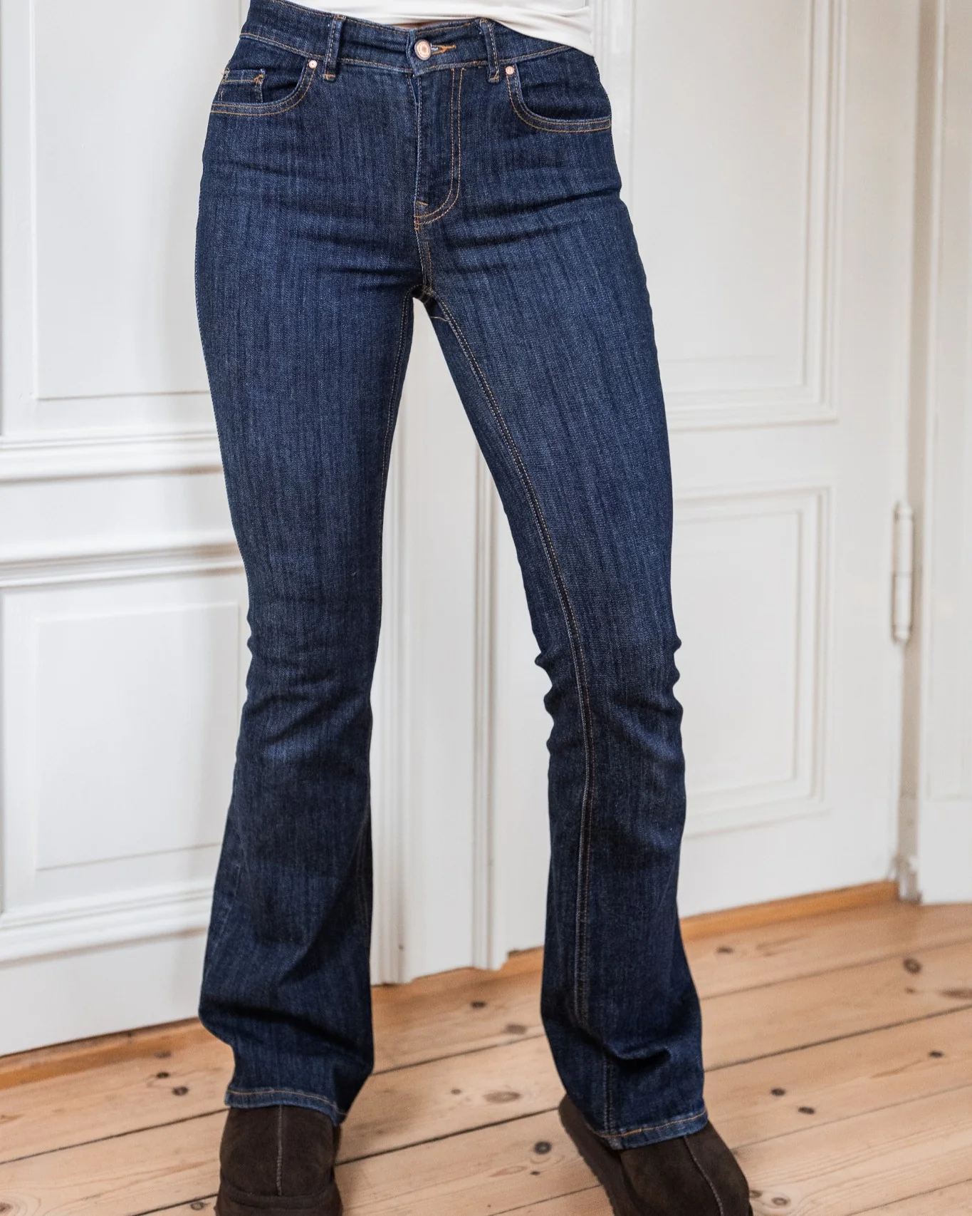 VMFLASH Jeans - Dark Blue Rinse Denim - Image 5