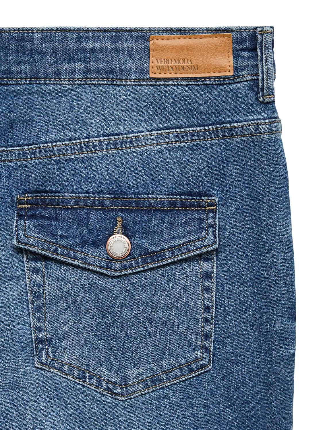 VMFLASH Pocket Jeans - Medium Blue Denim - Image 5