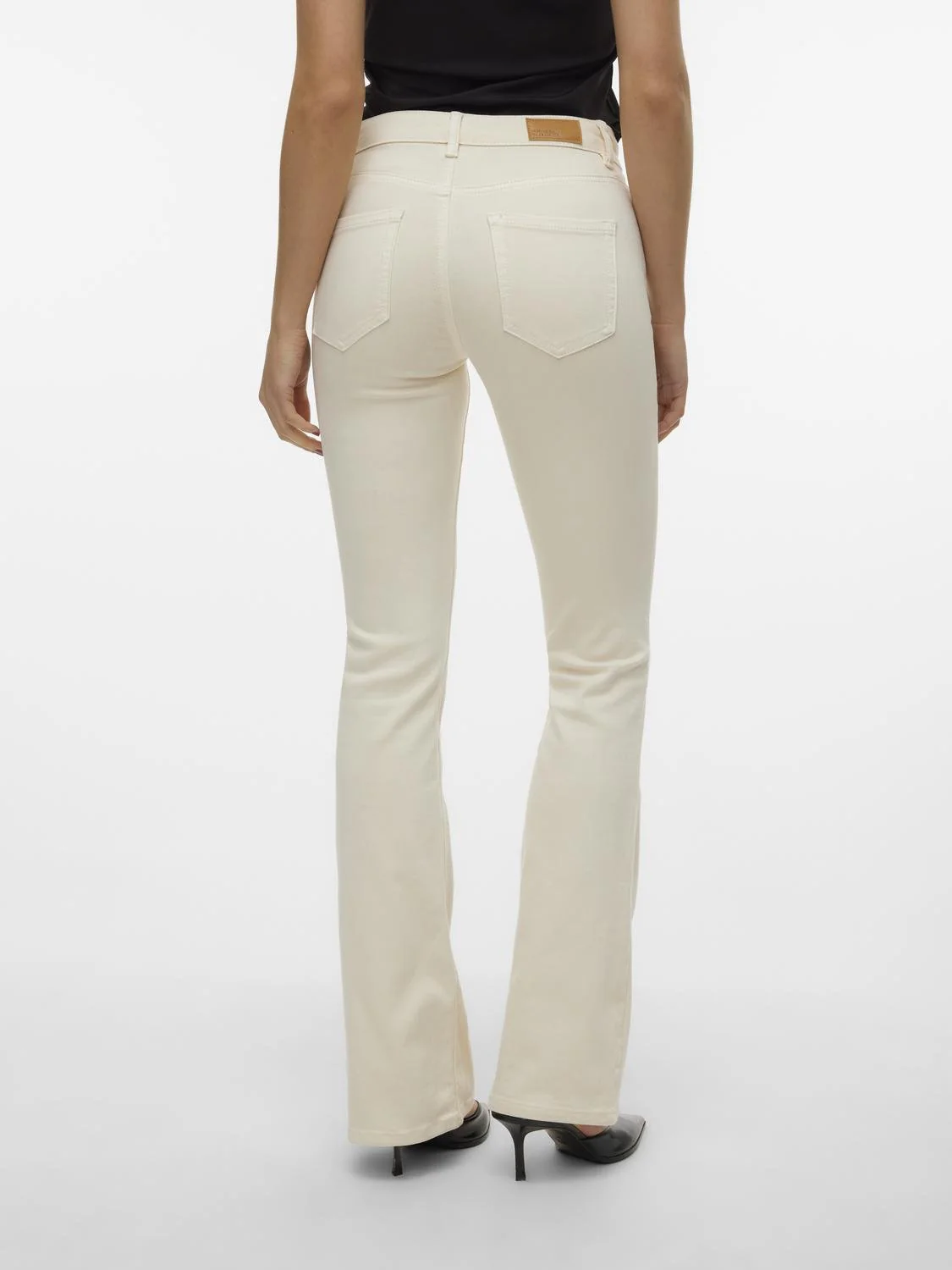 VMFLASH Flared Jeans - Ecru - Image 10