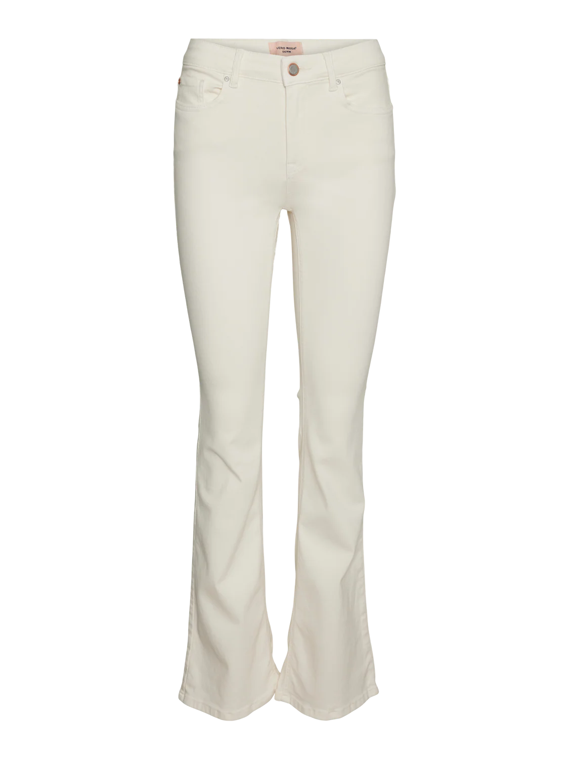 VMFLASH Flared Jeans - Ecru - Image 3