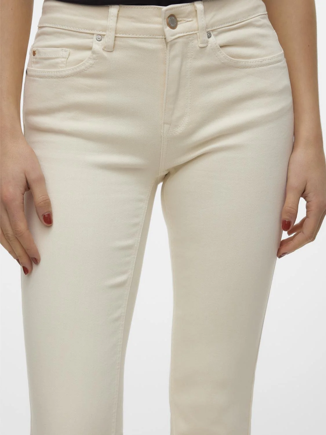 VMFLASH Flared Jeans - Ecru - Image 9