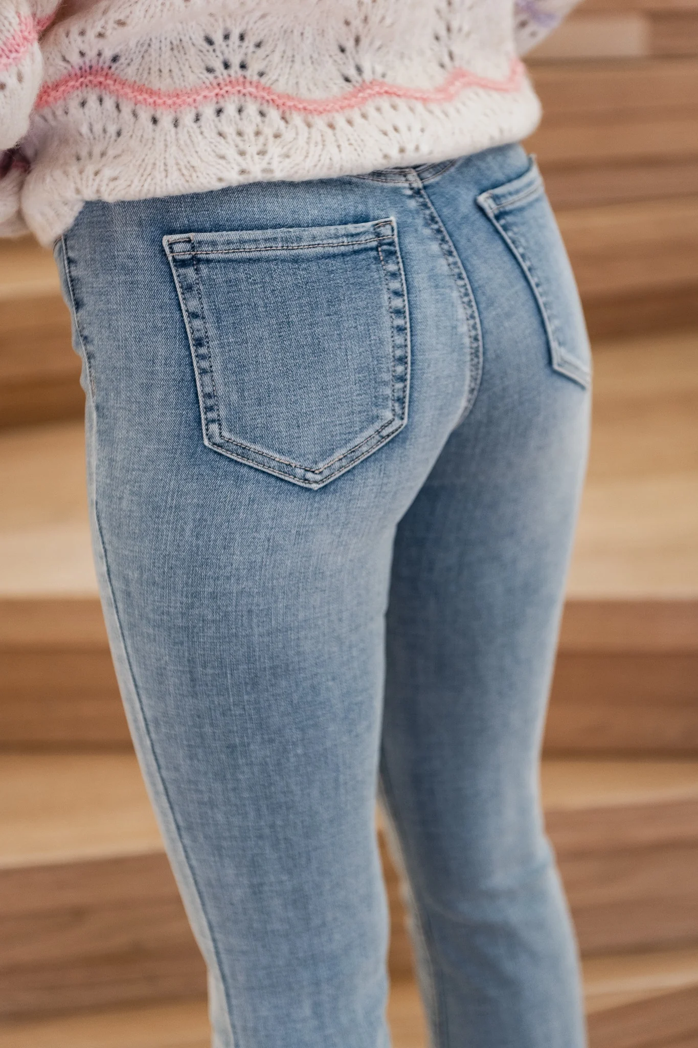 VMFLASH Flared Jeans - Light Blue Denim - Image 3