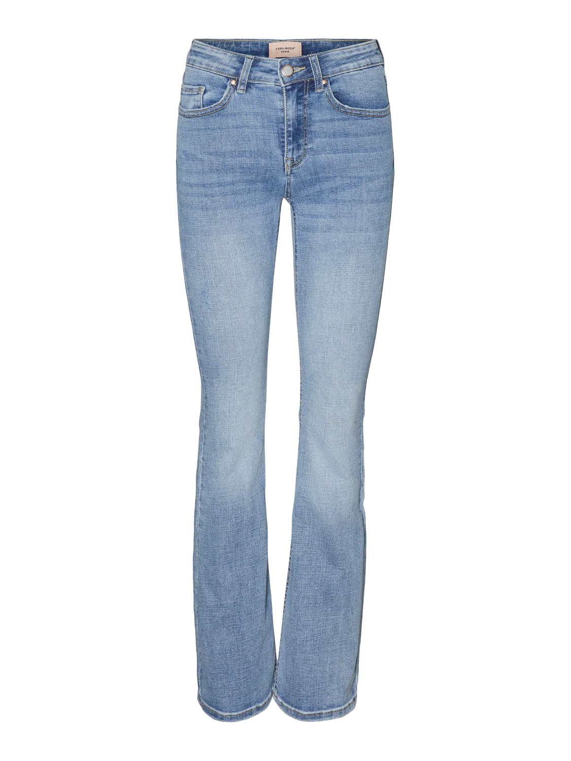 VMFLASH Flared Jeans - Light Blue Denim - Image 6