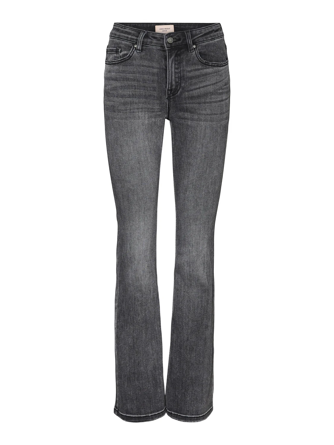 VMFLASH Flared Jeans - Medium Grey Denim - Image 5
