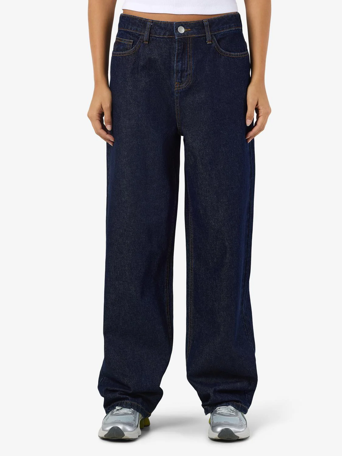 NMALEXA Jeans - Dark Blue Denim - Image 4