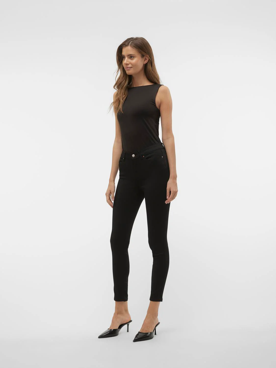 VMFLASH Skinny Jeans - True Black - Image 3