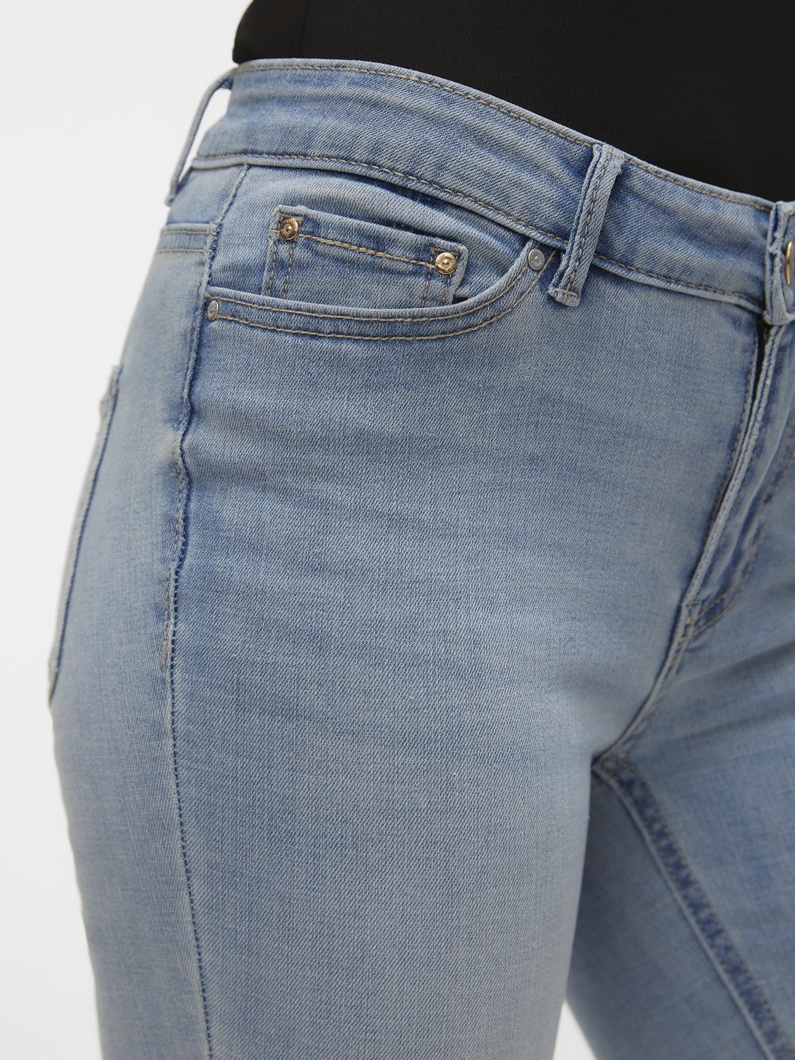 VMFLASH Skinny Jeans - Light Blue Denim - Image 5