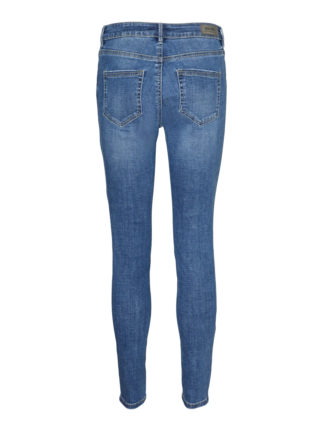 VMFLASH Skinny Jeans - Medium Blue Denim - Image 6