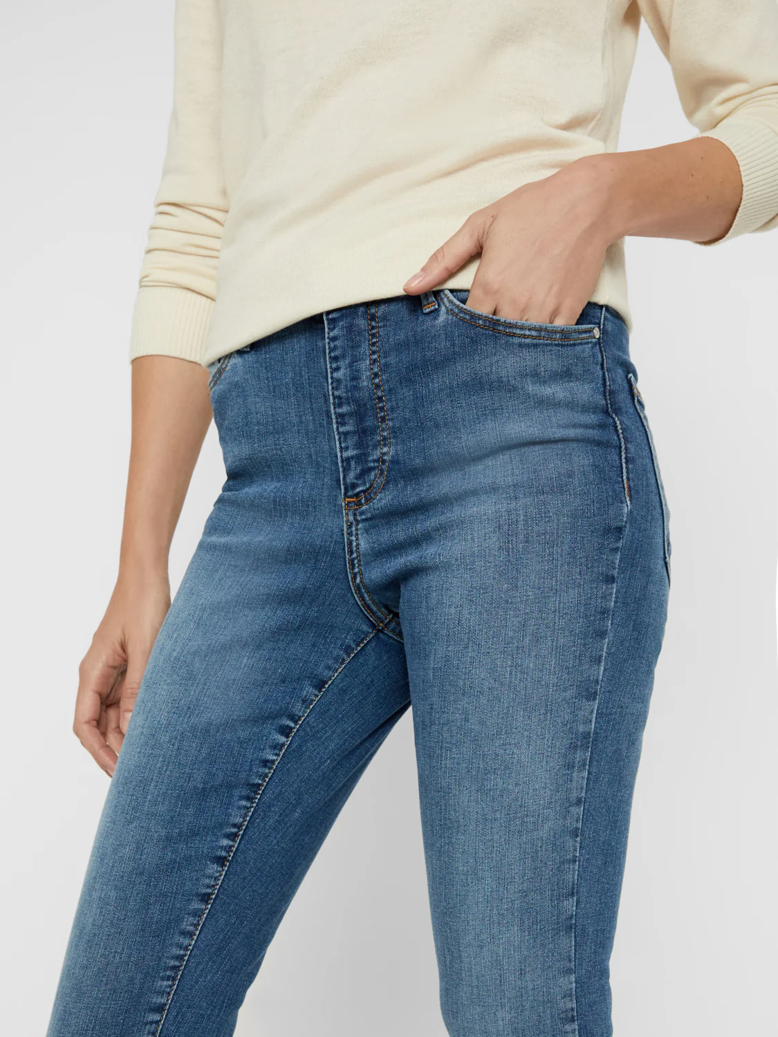 VMSOPHIA Jeans - Light Blue Denim - Image 4
