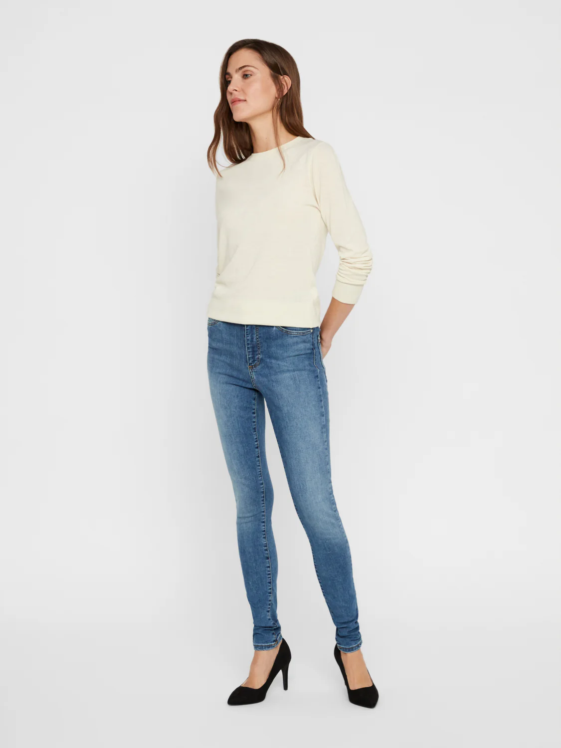 VMSOPHIA Jeans - Light Blue Denim - Image 7