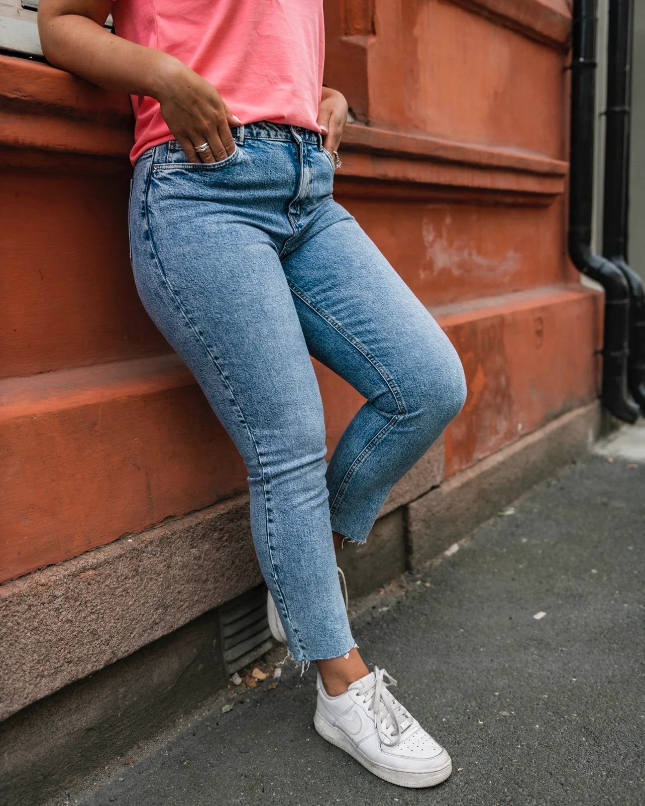 VMBRENDA Straight Jeans - Light Blue Denim - Image 4