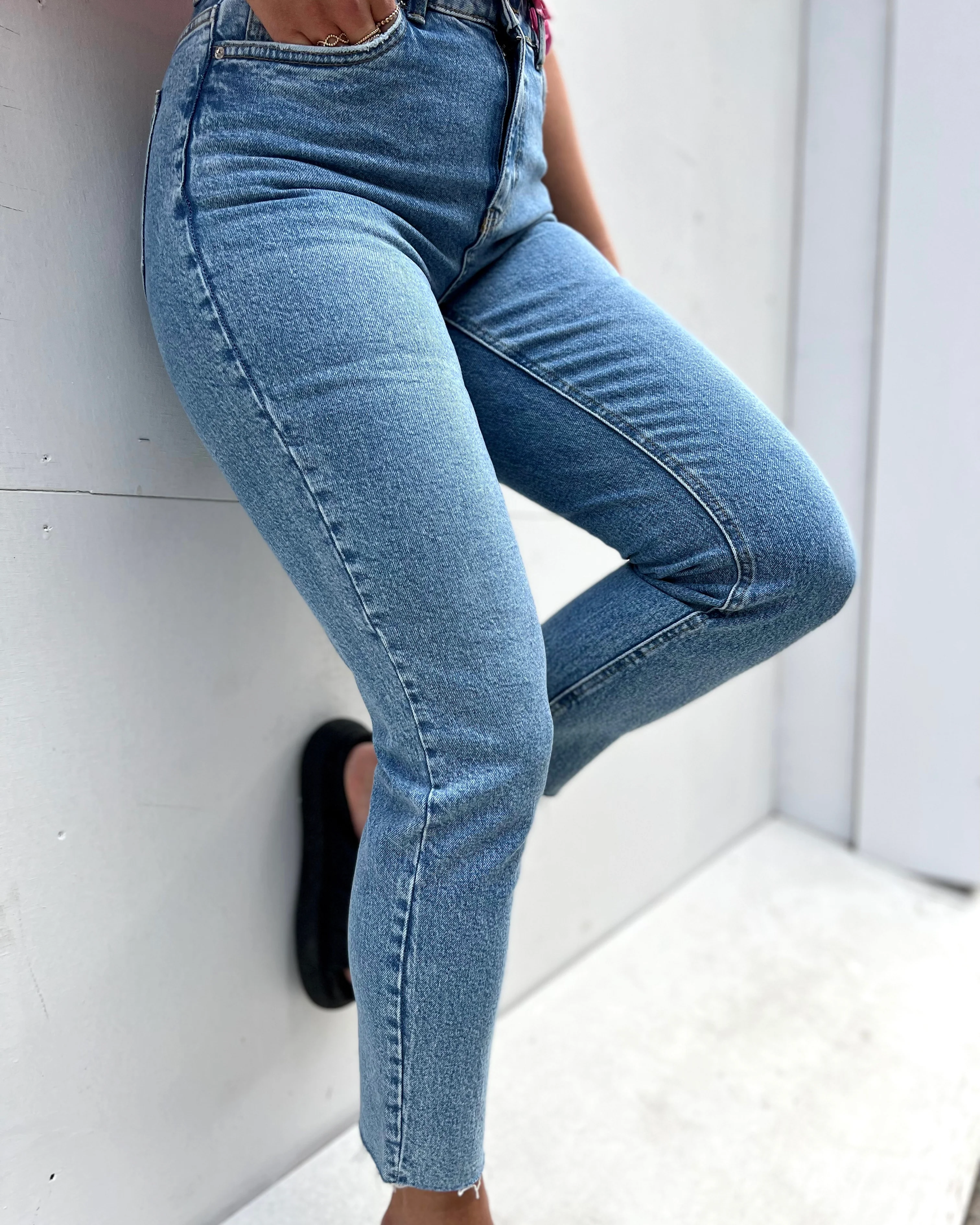 VMBRENDA Straight Jeans - Light Blue Denim - Image 6