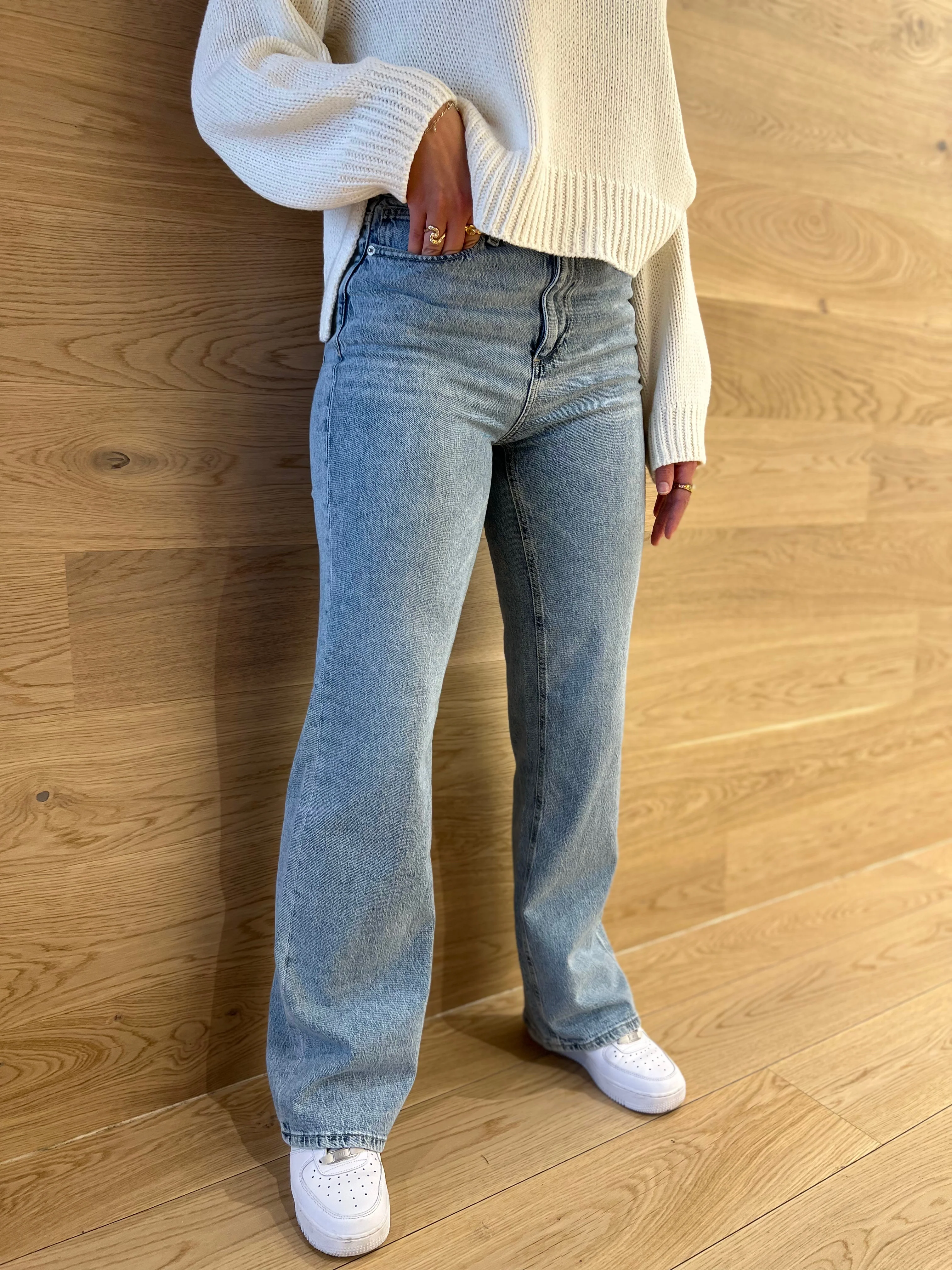 VMTESSA Wide Jeans - Light Blue Denim - Image 12