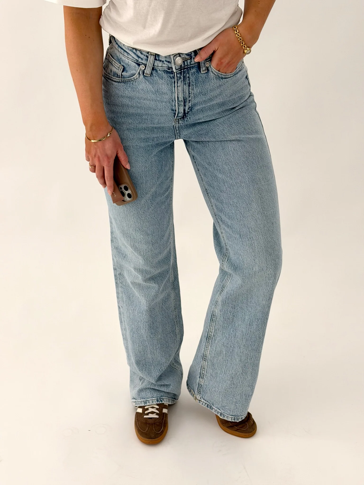 VMTESSA Wide Jeans - Light Blue Denim - Image 5