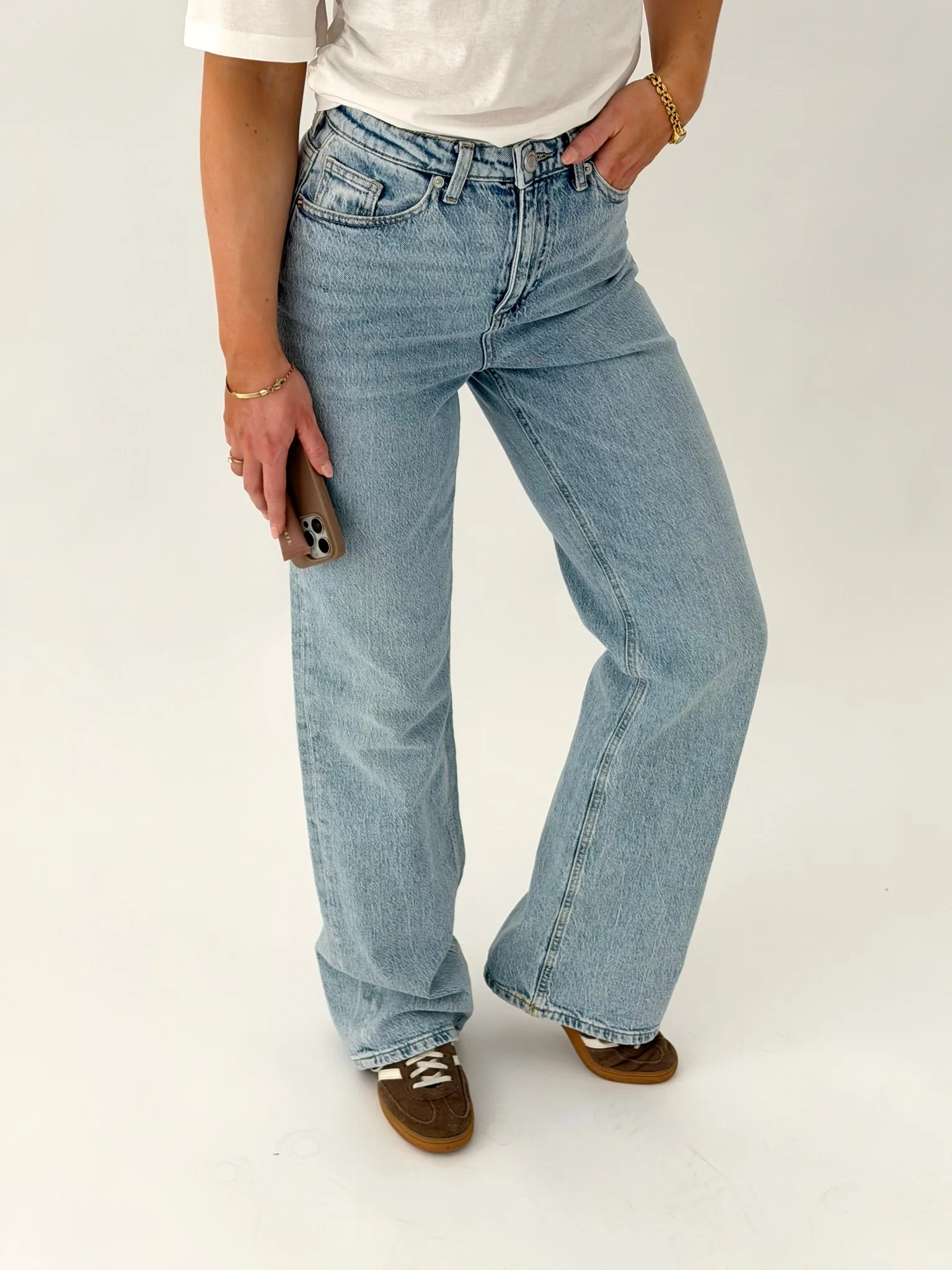 VMTESSA Wide Jeans - Light Blue Denim - Image 7