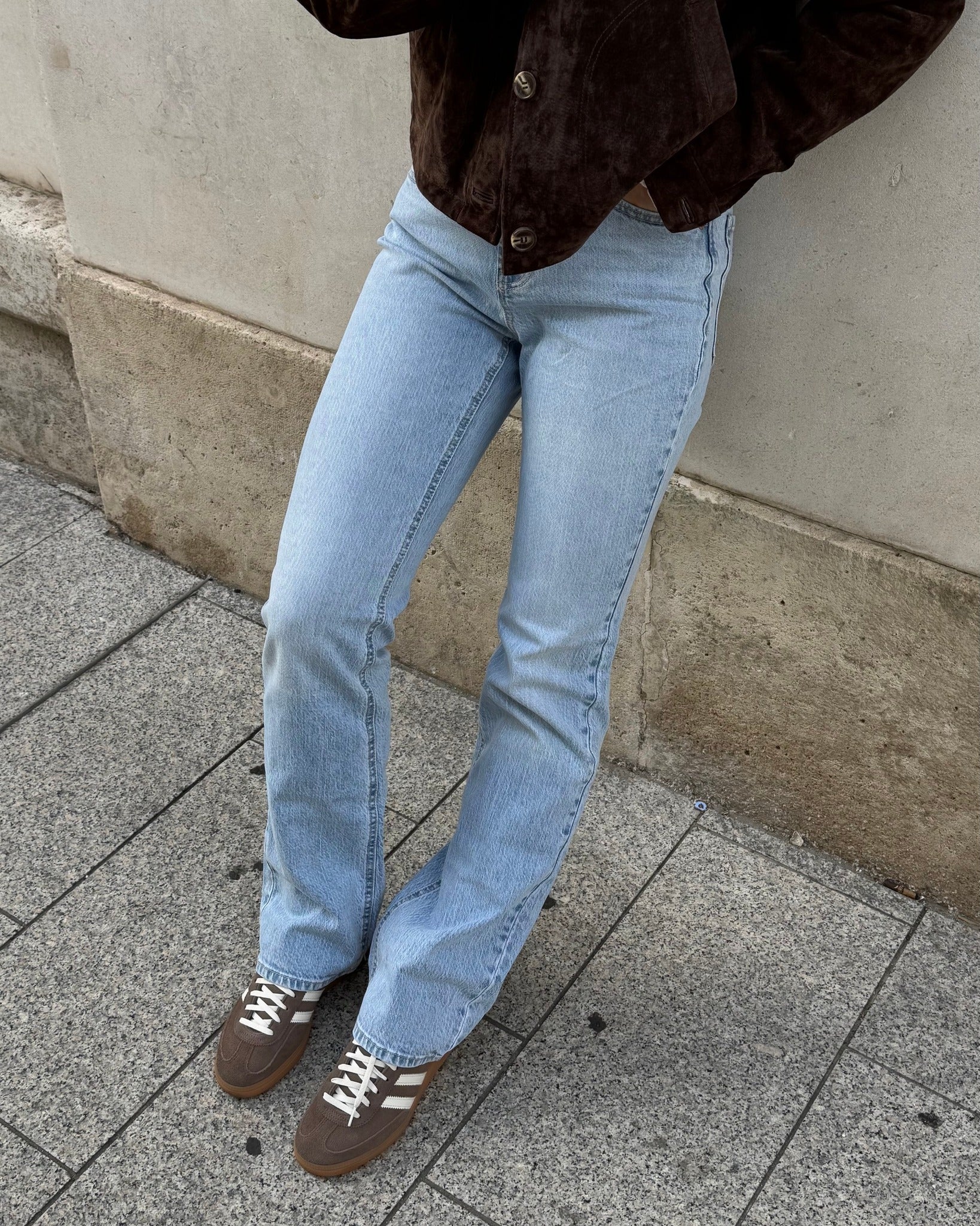 VMTESSA Straight Jeans - Light Blue Denim - Image 6