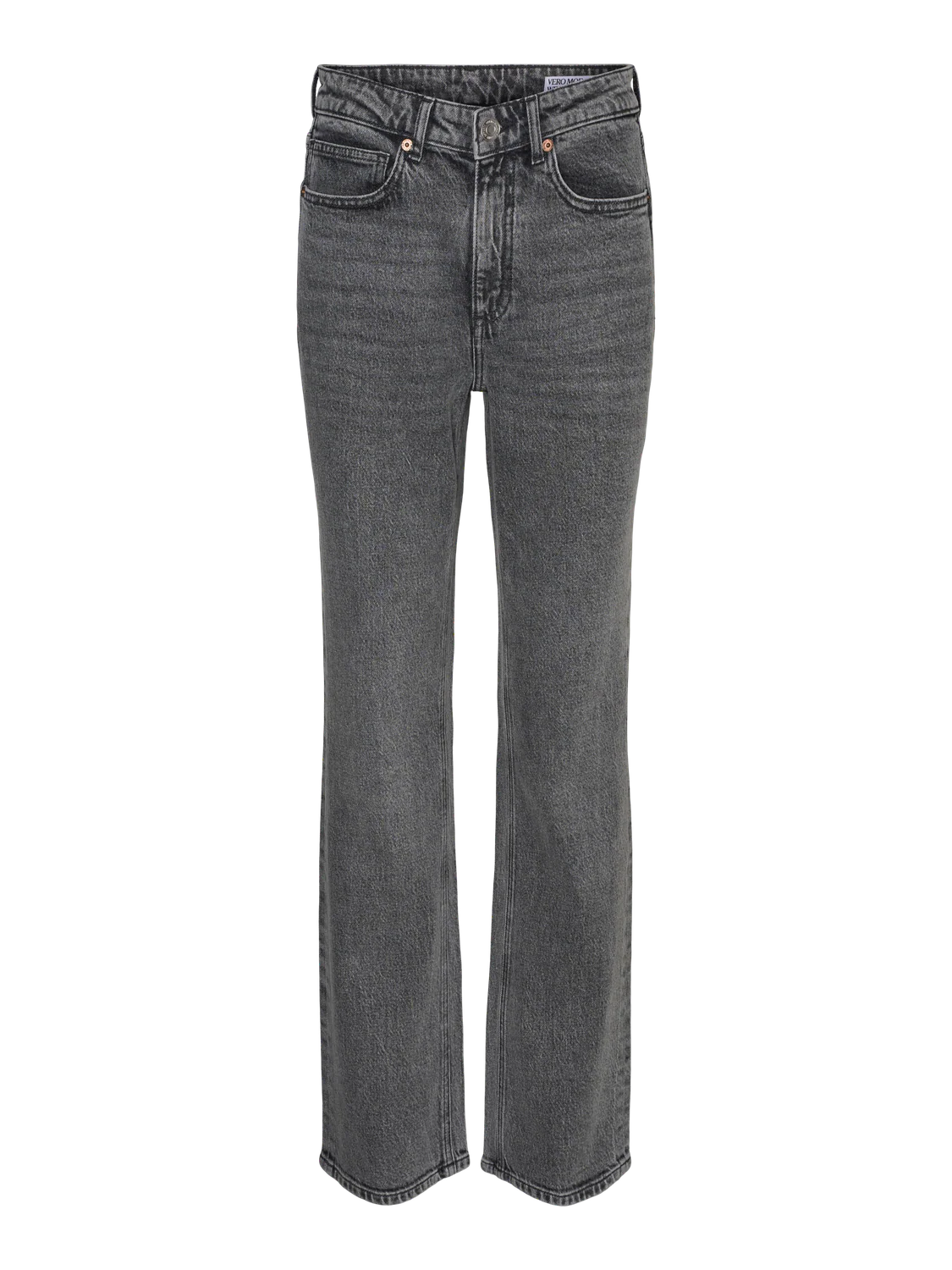 VMTESSA Straight Jeans - Medium Grey Denim - Image 4