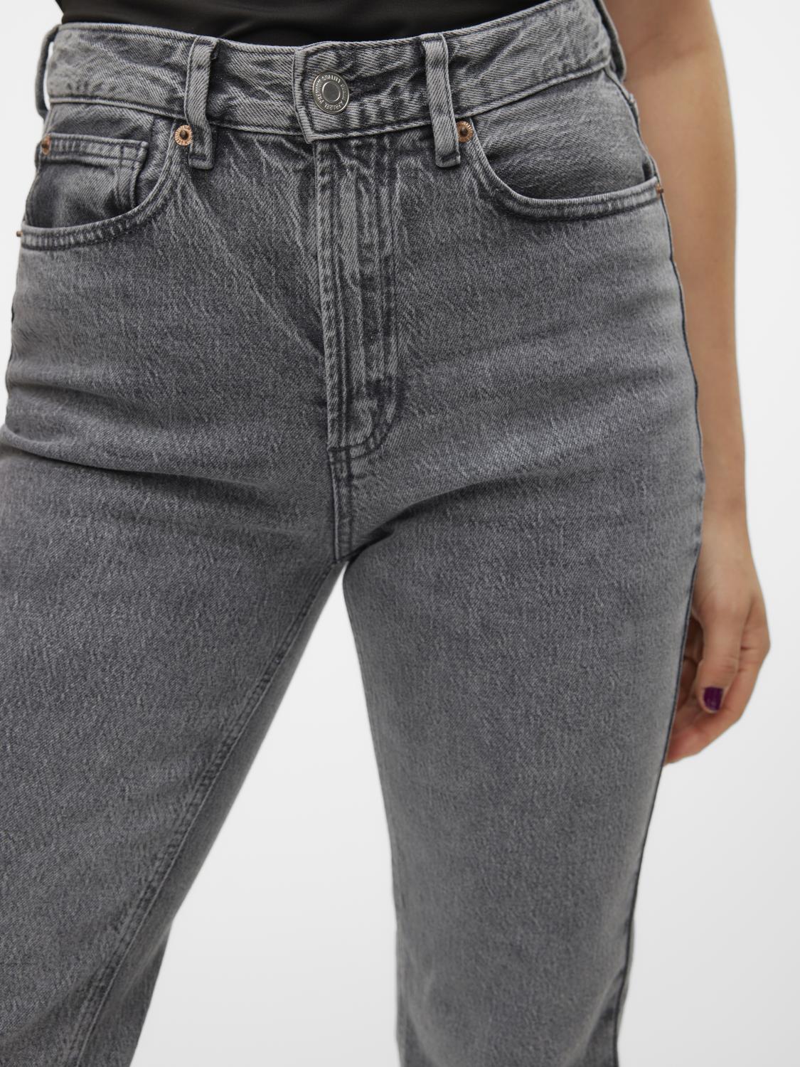 VMTESSA Straight Jeans - Medium Grey Denim - Image 9