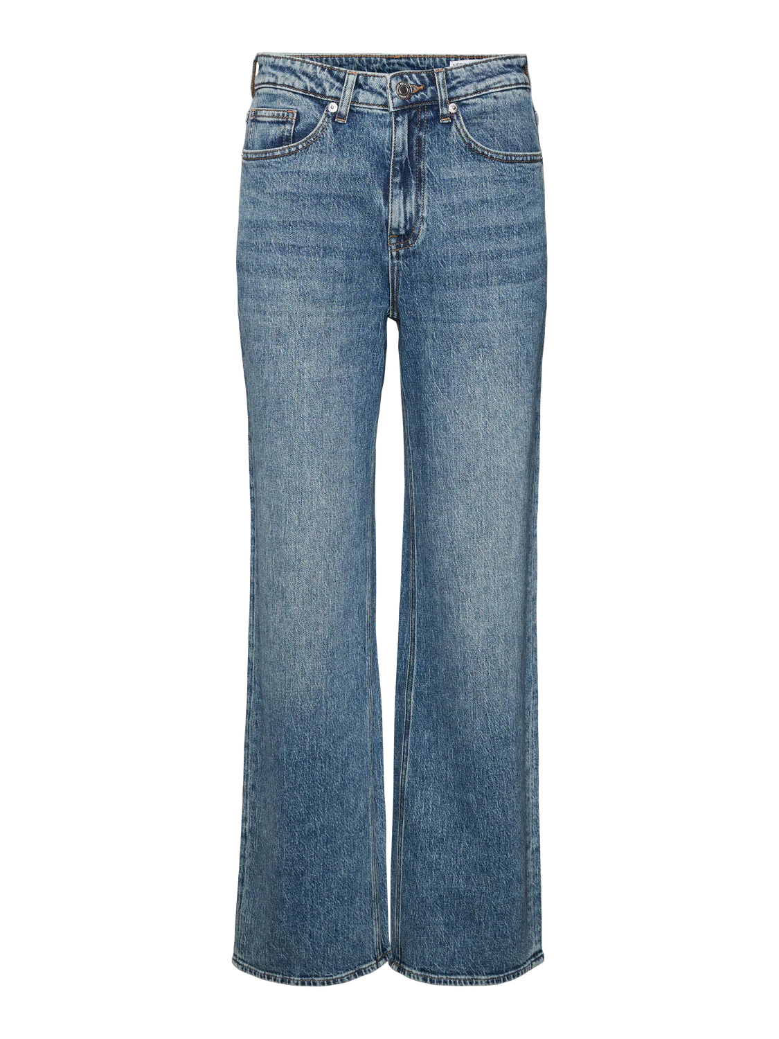 VMTESSA Wide Jeans - Medium Blue Tinted Denim - Image 6