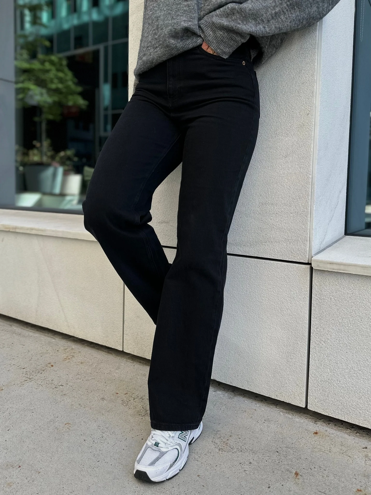VMTESSA Wide Jeans - Black - Image 10