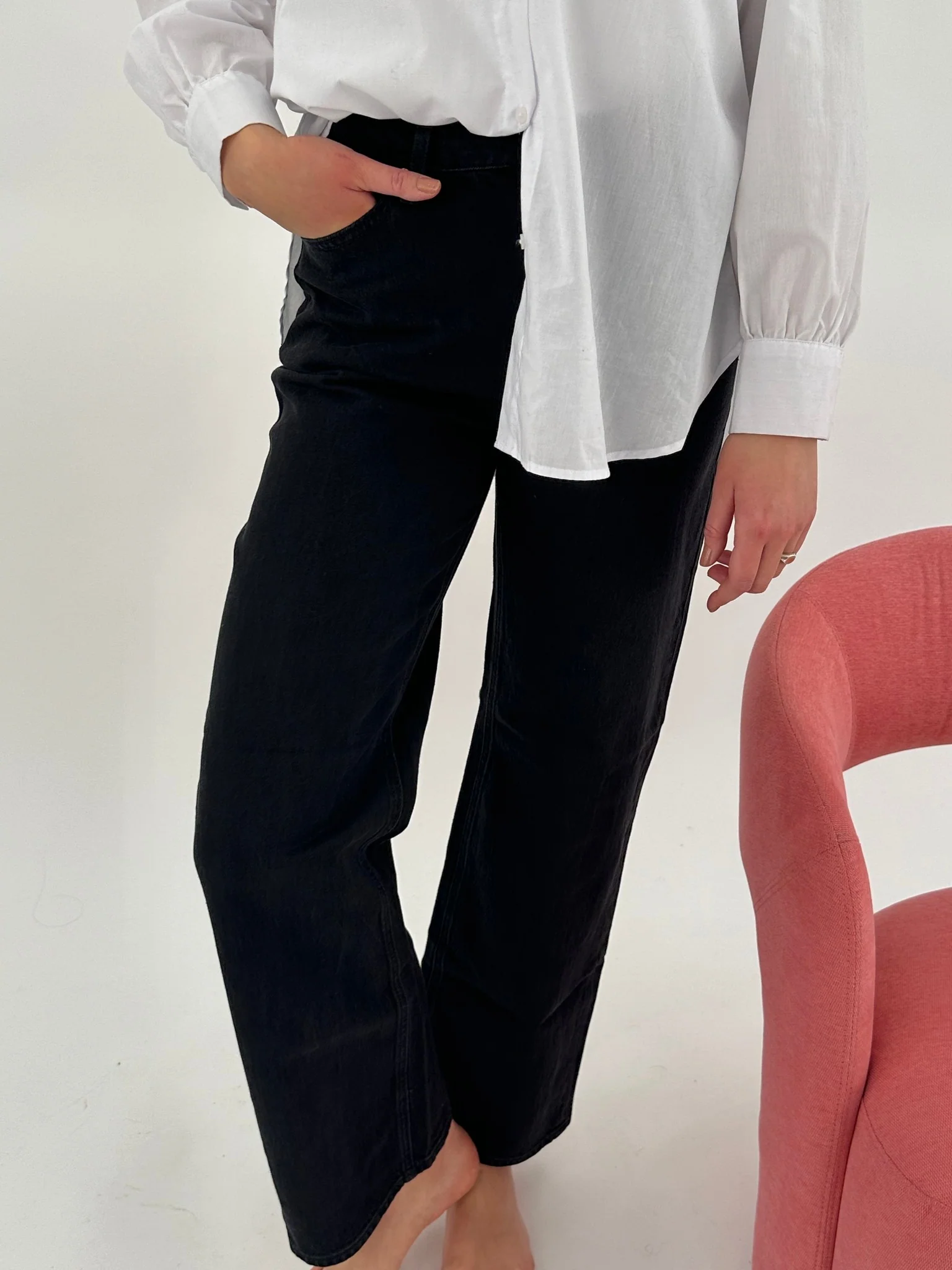 VMTESSA Wide Jeans - Black - Image 14