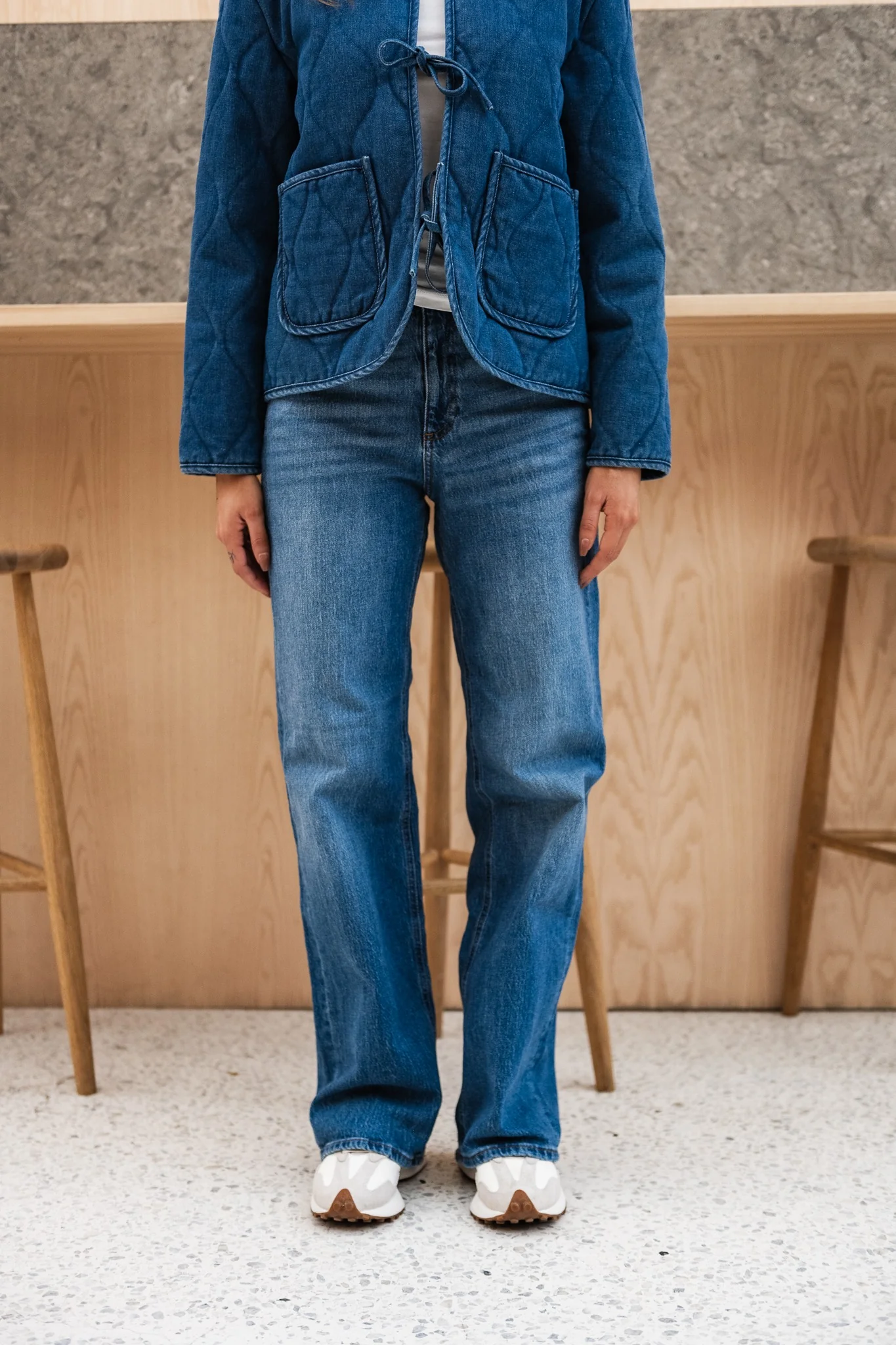 VMTESSA Wide Jeans - Medium Blue Denim - Image 10