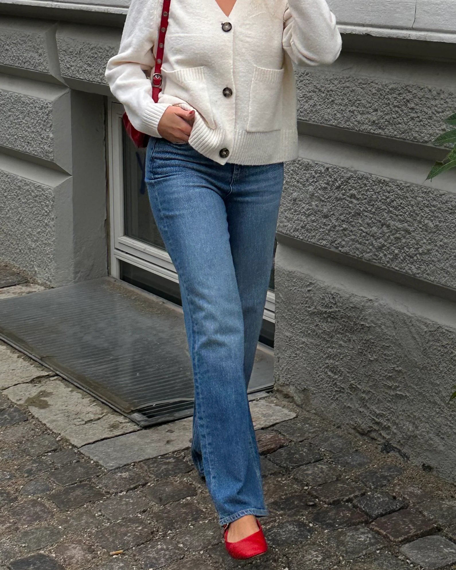 VMTESSA Wide Jeans - Medium Blue Denim - Image 15